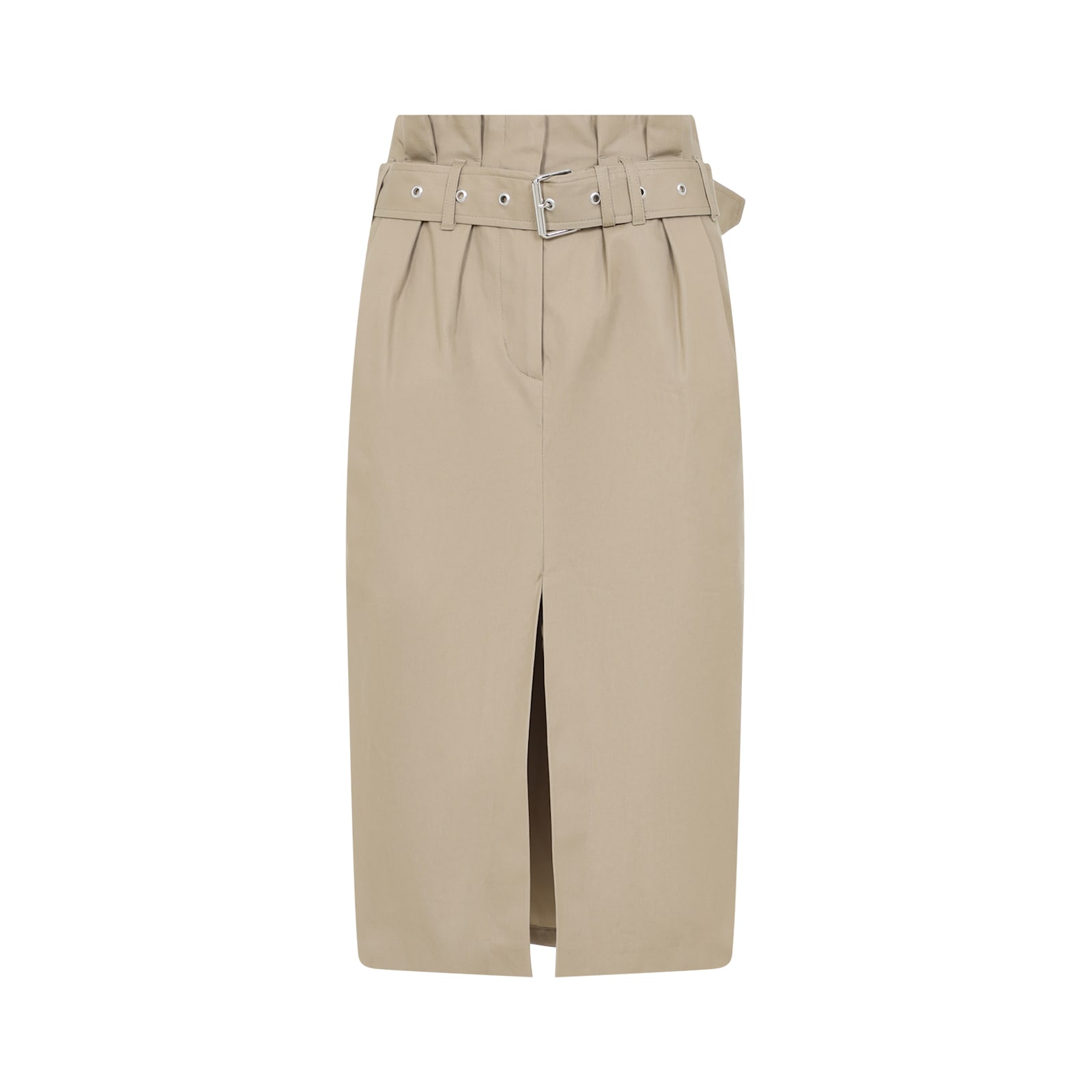 Dries Van Noten Seaches Beige Cotton Skirt In Neutral