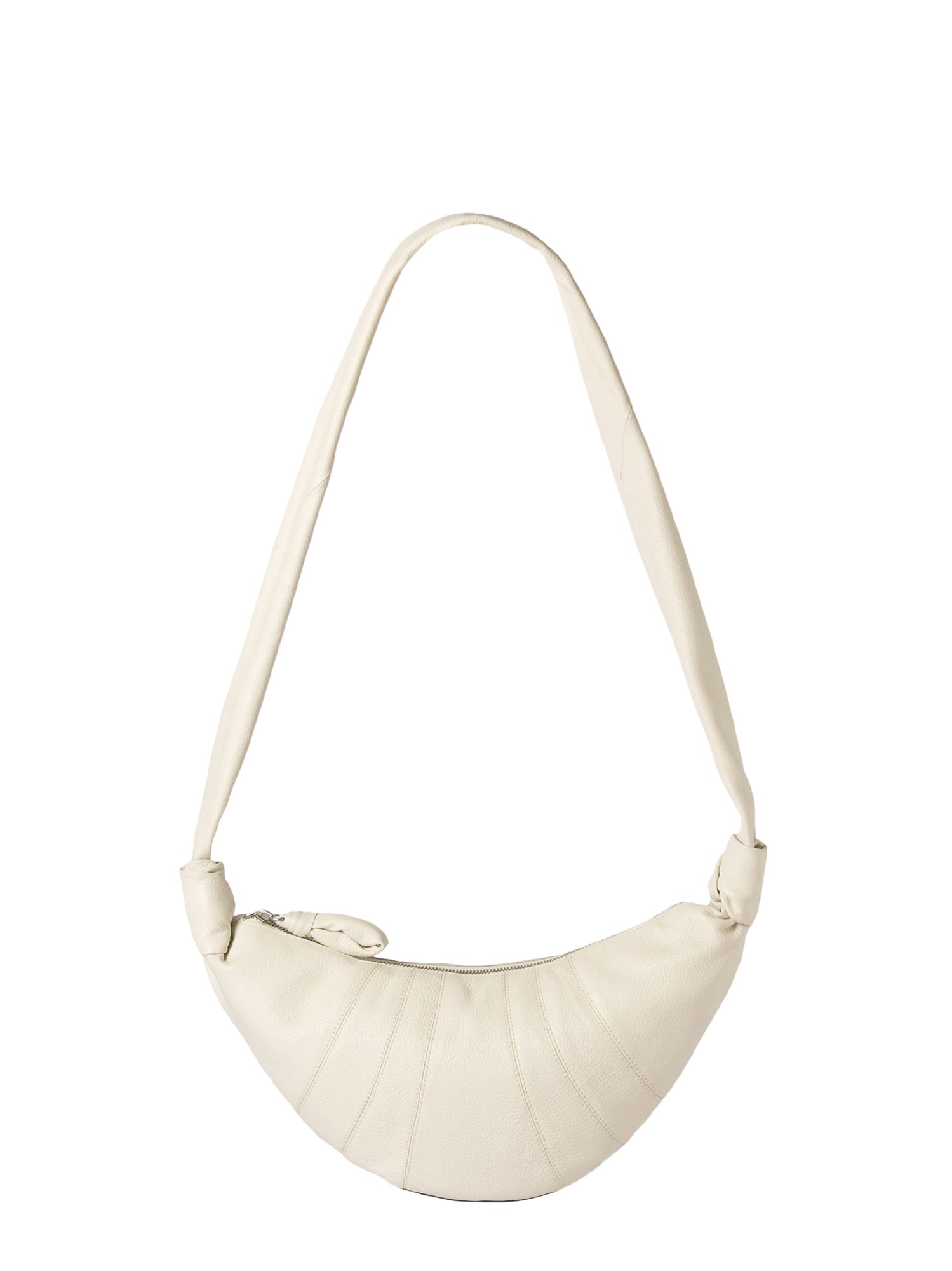Shop Lemaire Croissant Shoulder Bag In Bianco