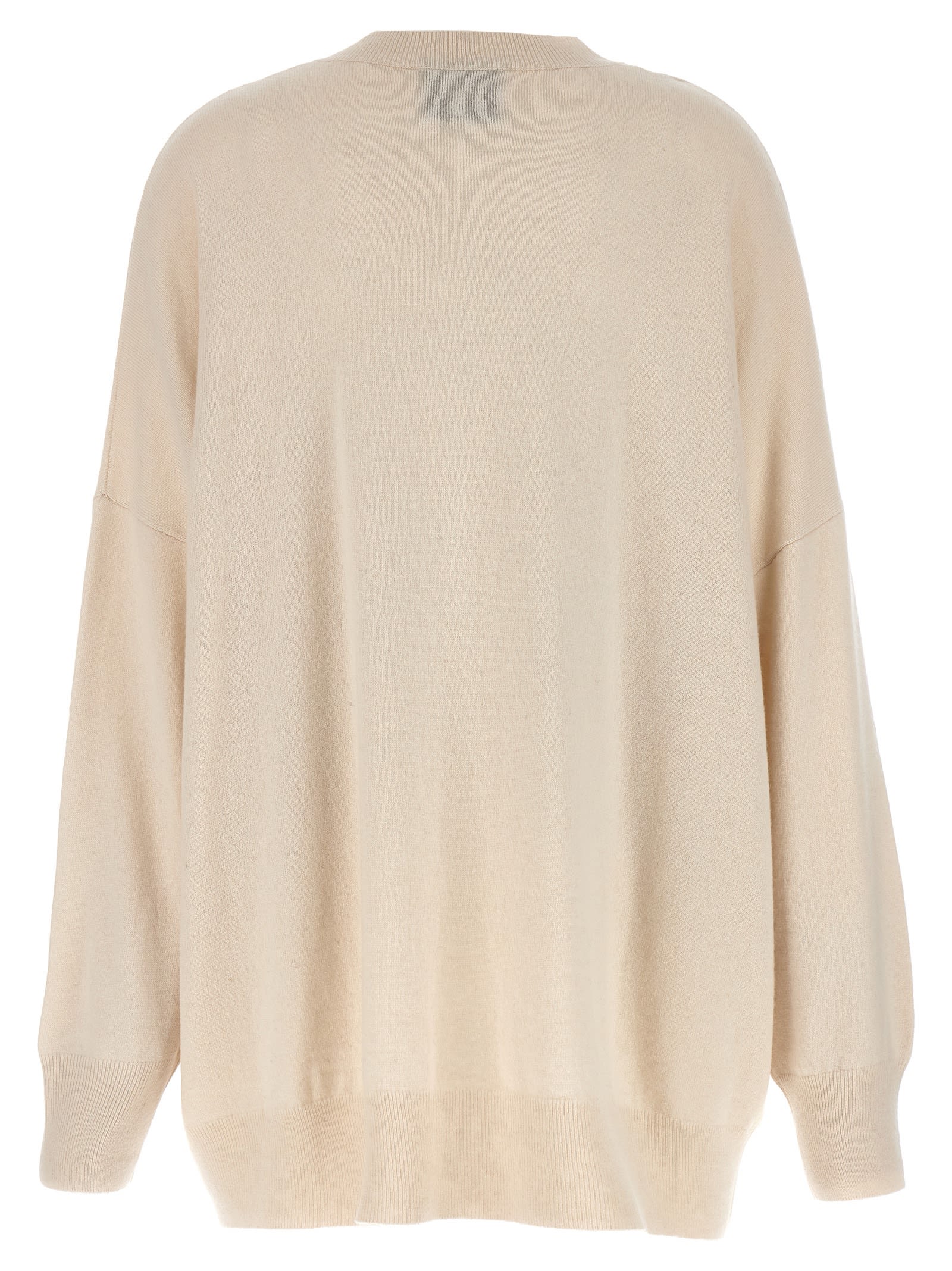 Shop Nude Oversize Sweater In White