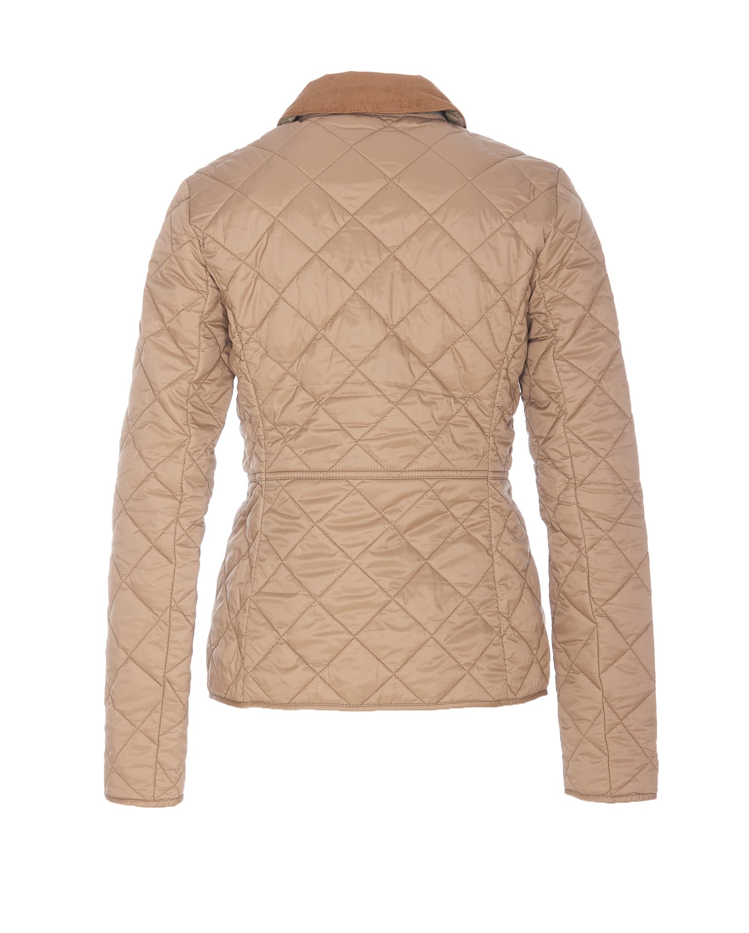 Barbour Deveron Quilted Jacket In Brown