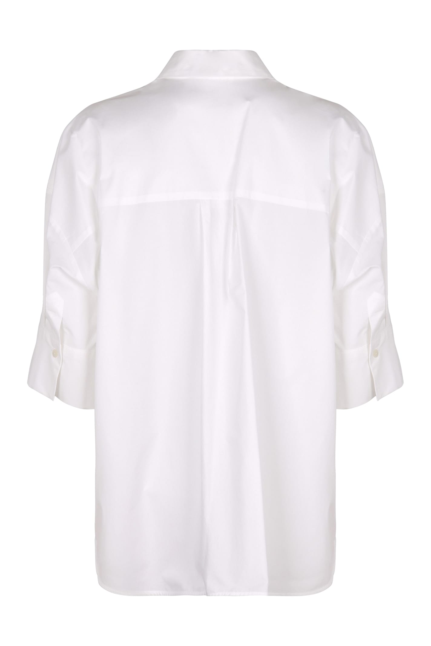P.a.r.o.s.h White Cotton Shirt In White