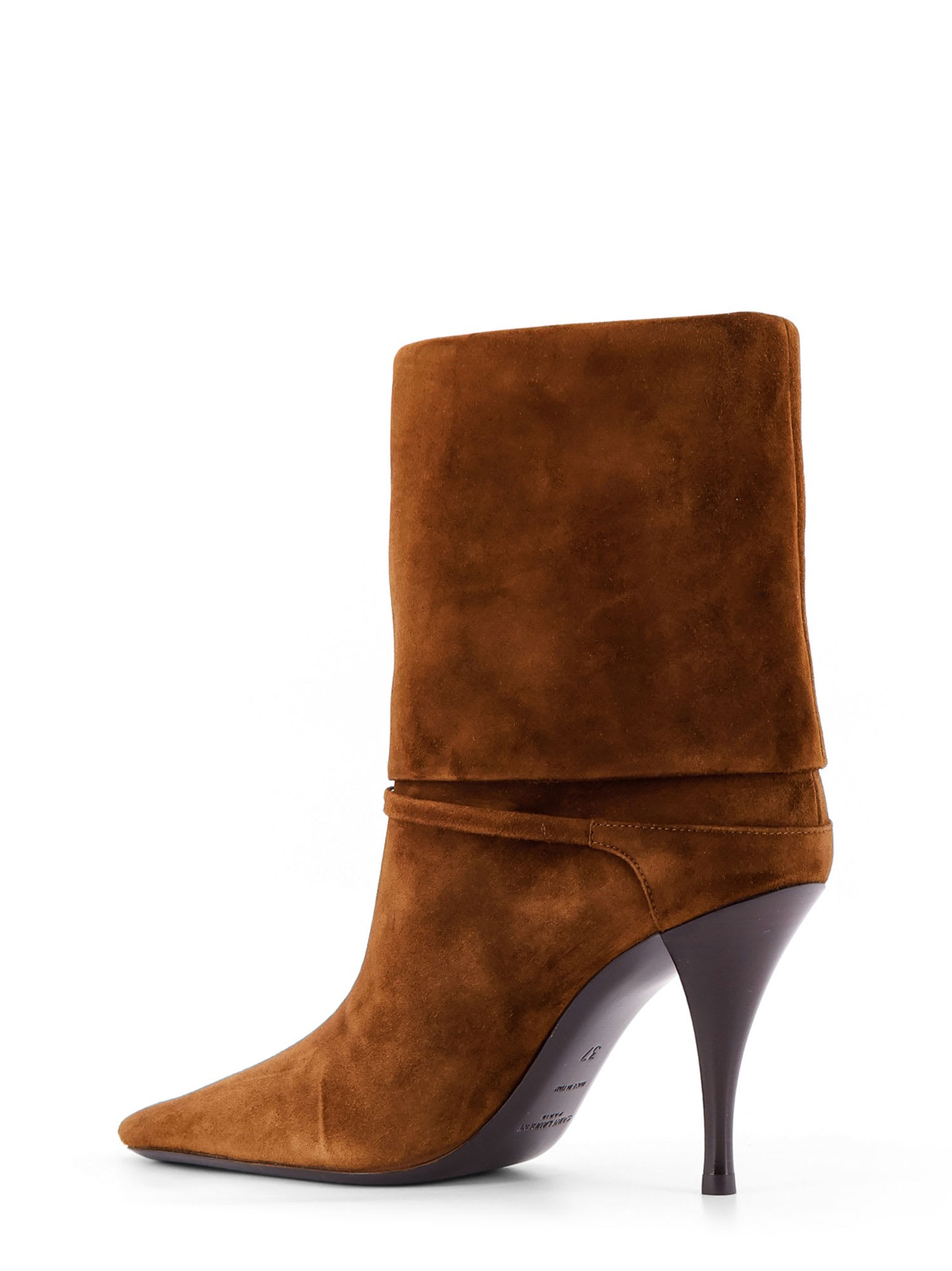 Shop Saint Laurent Boots In Brown