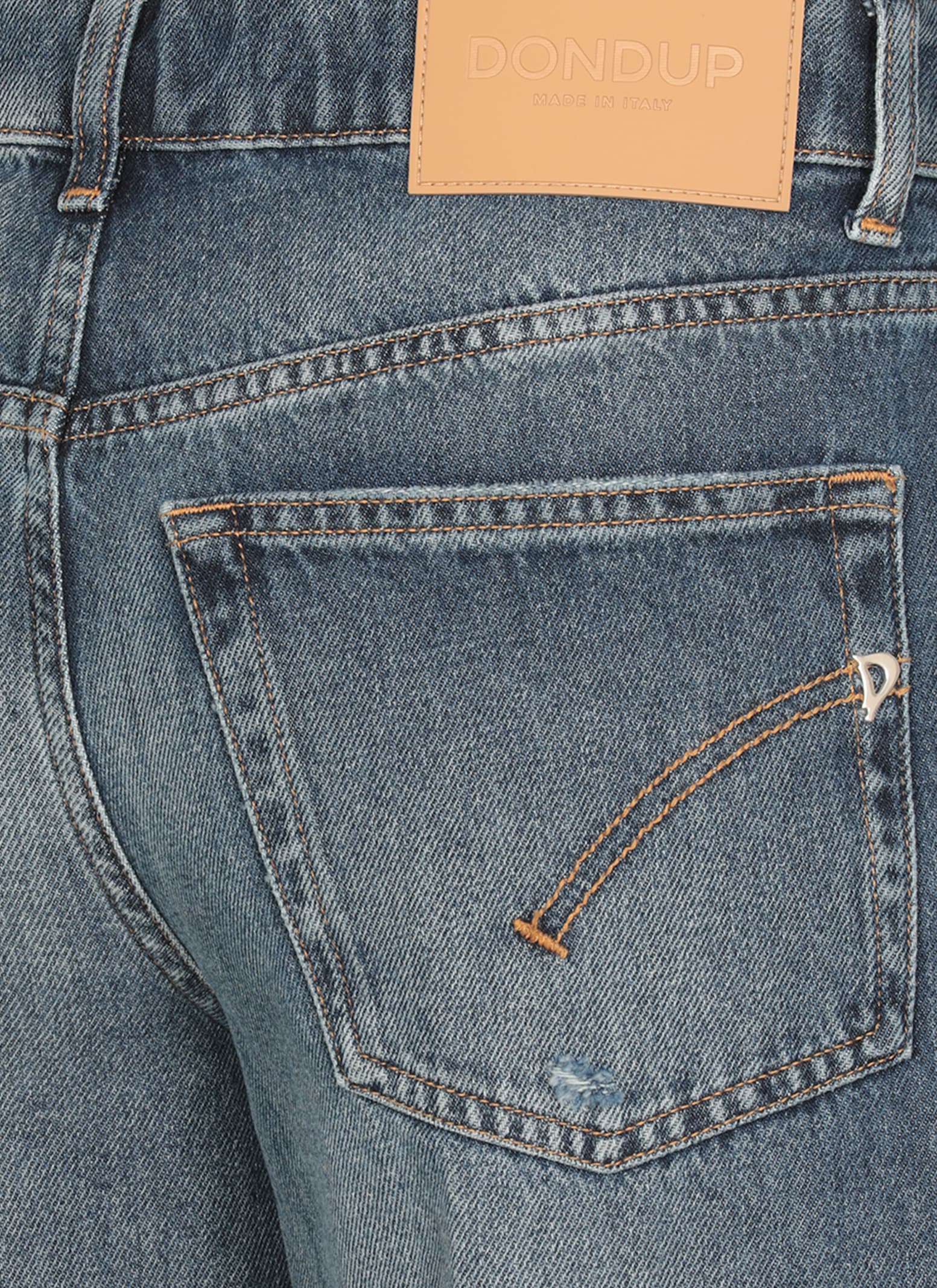 Dondup Blue Marlen Pants In Non Definito