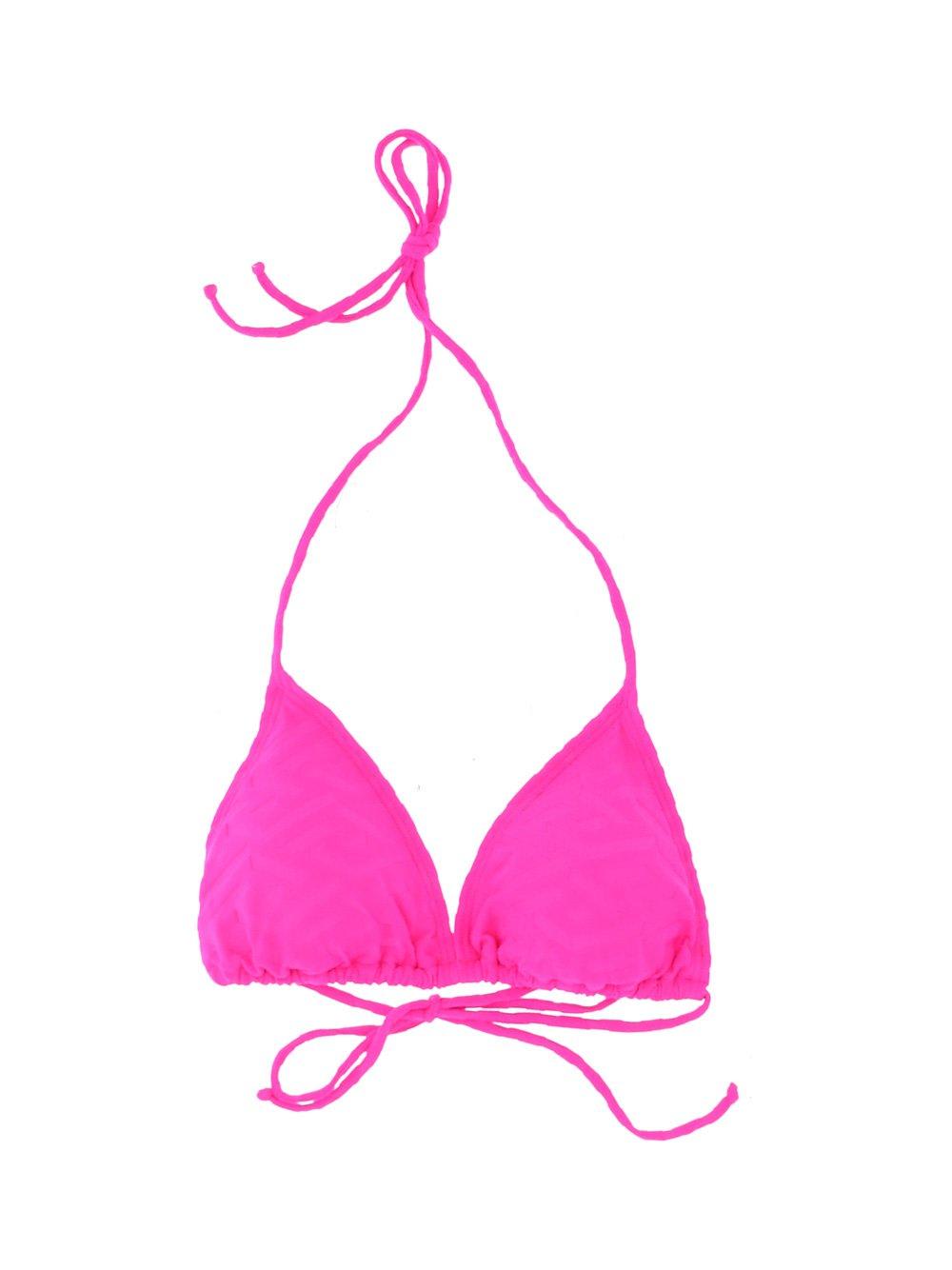 Versace Logo Monogram Bikini Top