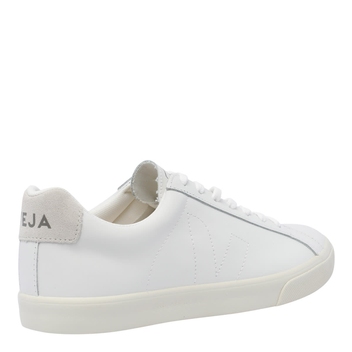 Veja Esplar Leather White Trainers In White