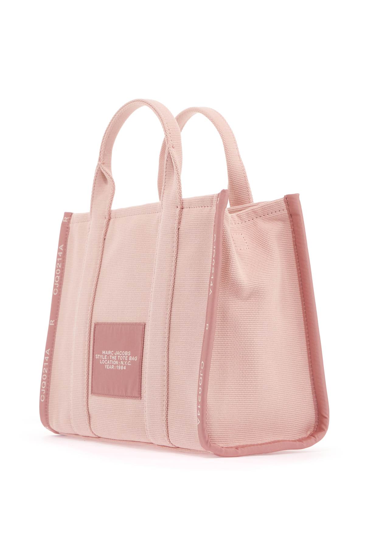 Marc Jacobs The Jacquard Medium Rose Tote Bag In Rose (pink)