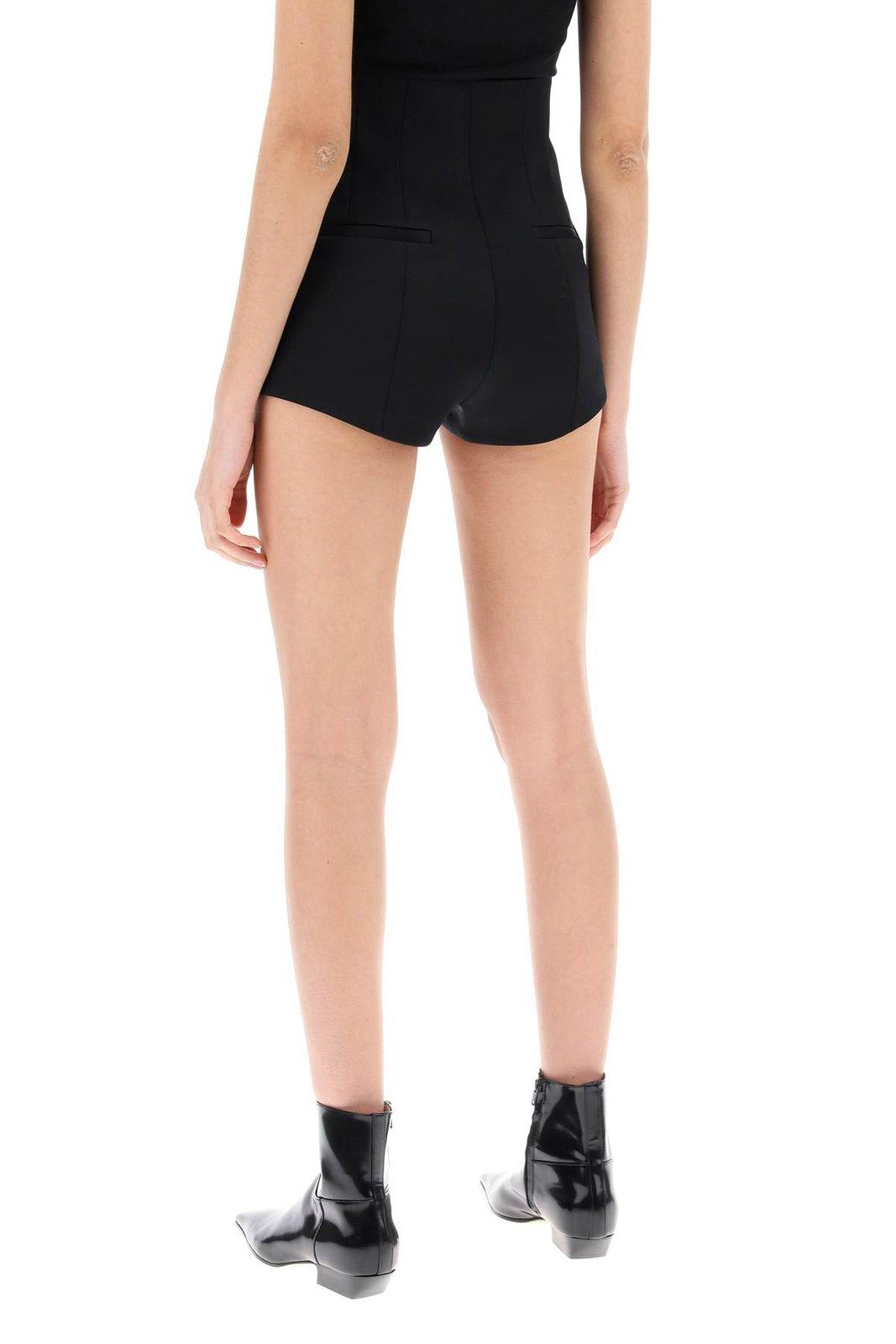 Shop Khaite The Lennman Shorts In Black