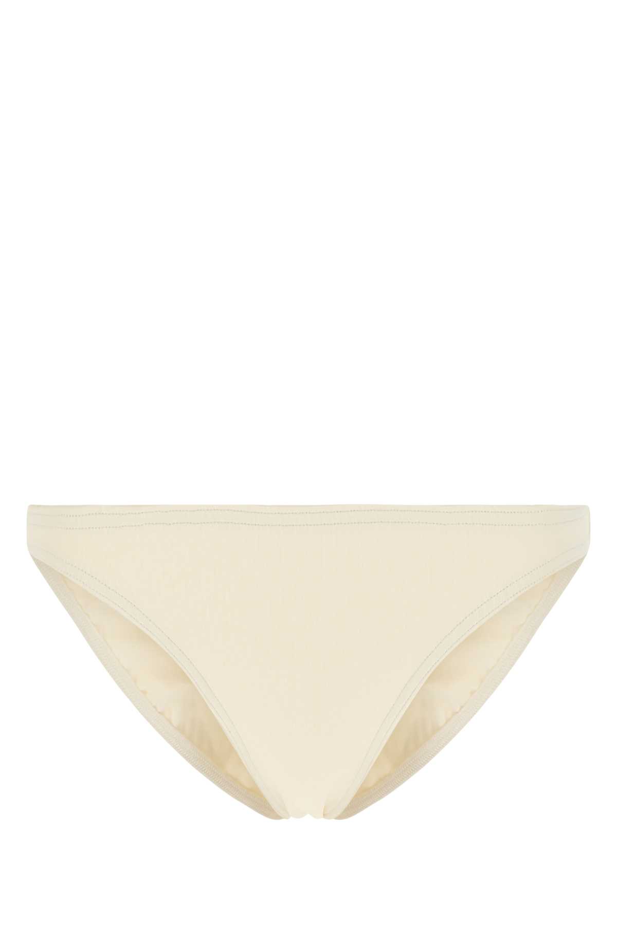 Ivory Stretch Nylon Bikini Bottom