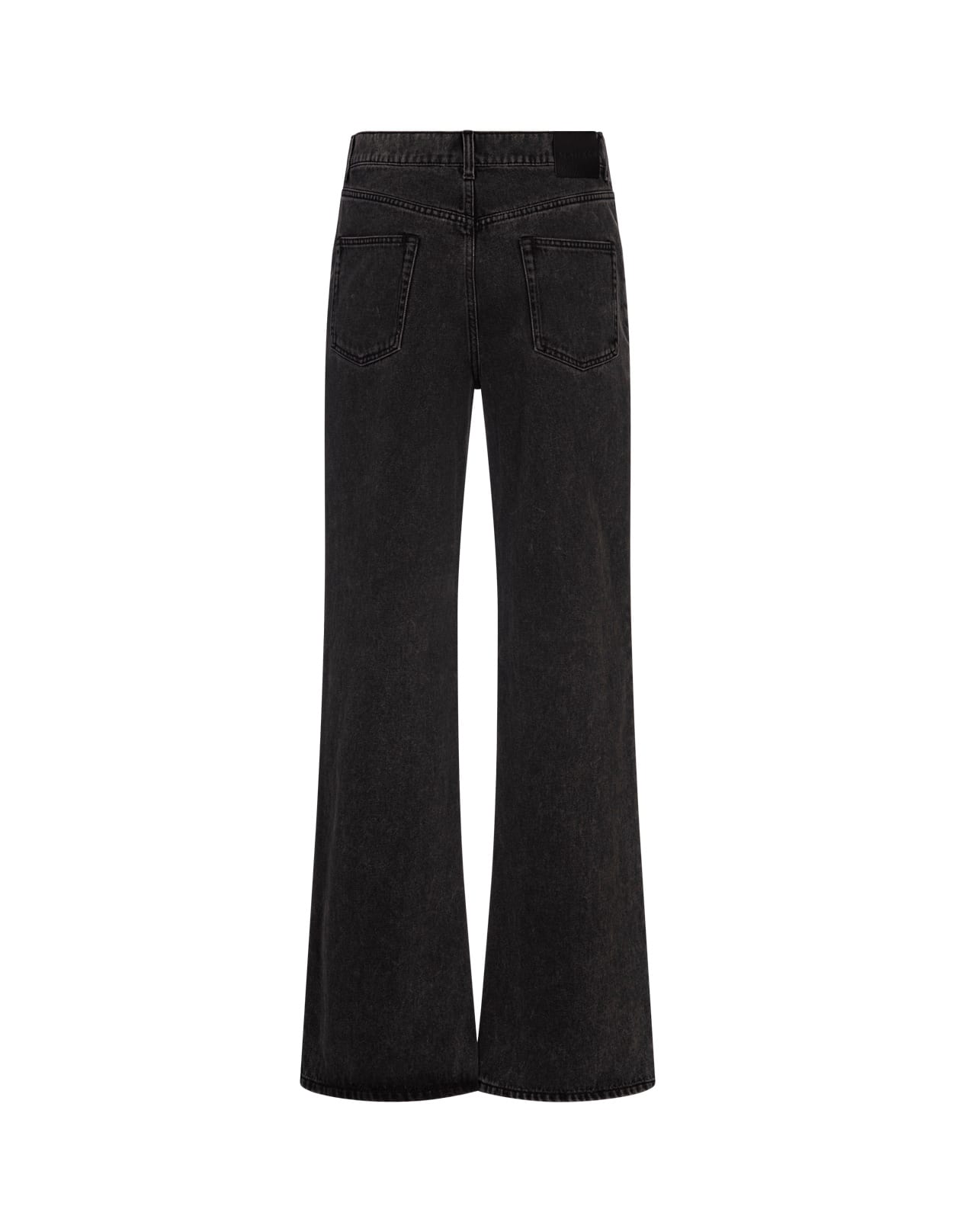 Shop Alexander Mcqueen Grey Baggy Jeans