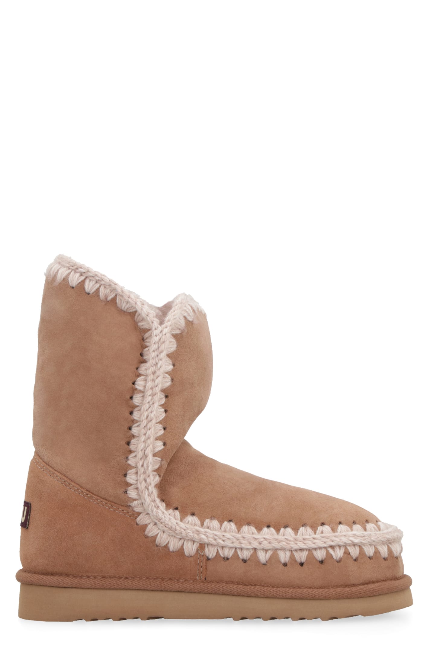 Shop Mou Eskimo 24 Ankle Boots In Beige