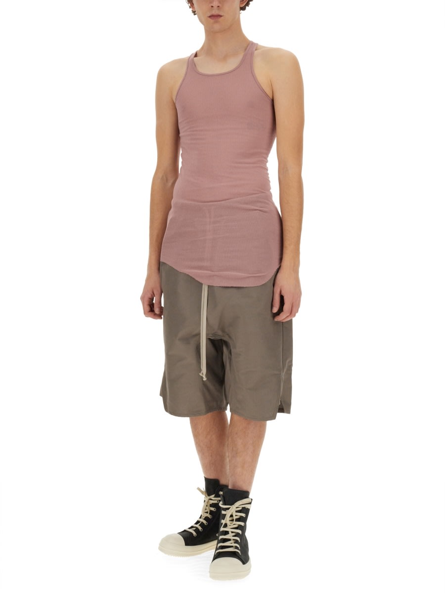 Shop Rick Owens Tank Top In Pink