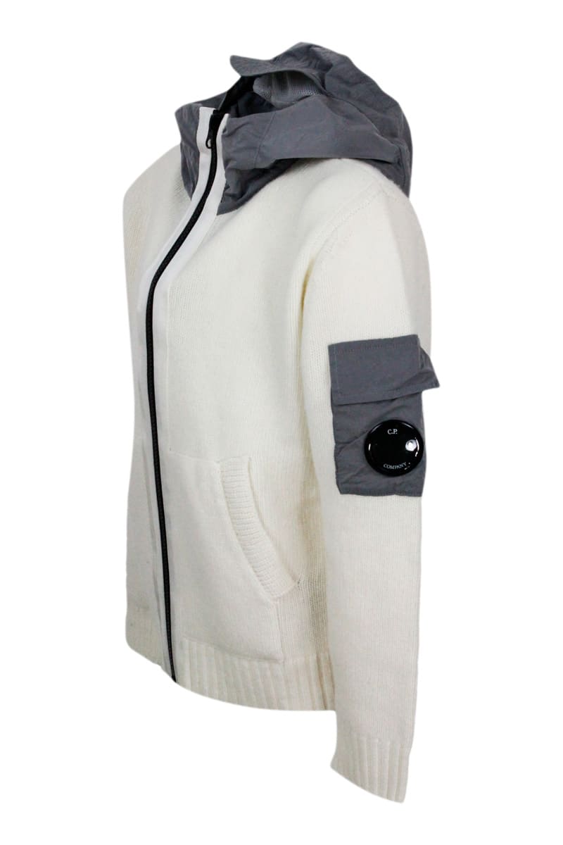 C.p. Company Sweater In Cream
