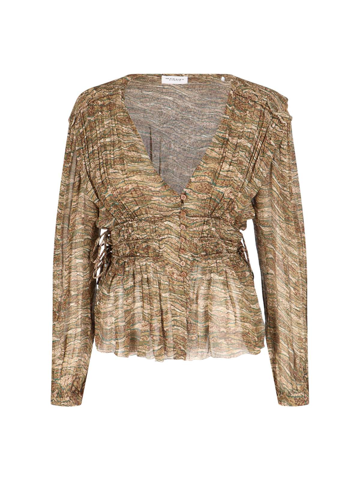 Marant Étoile Draped Blouse advika