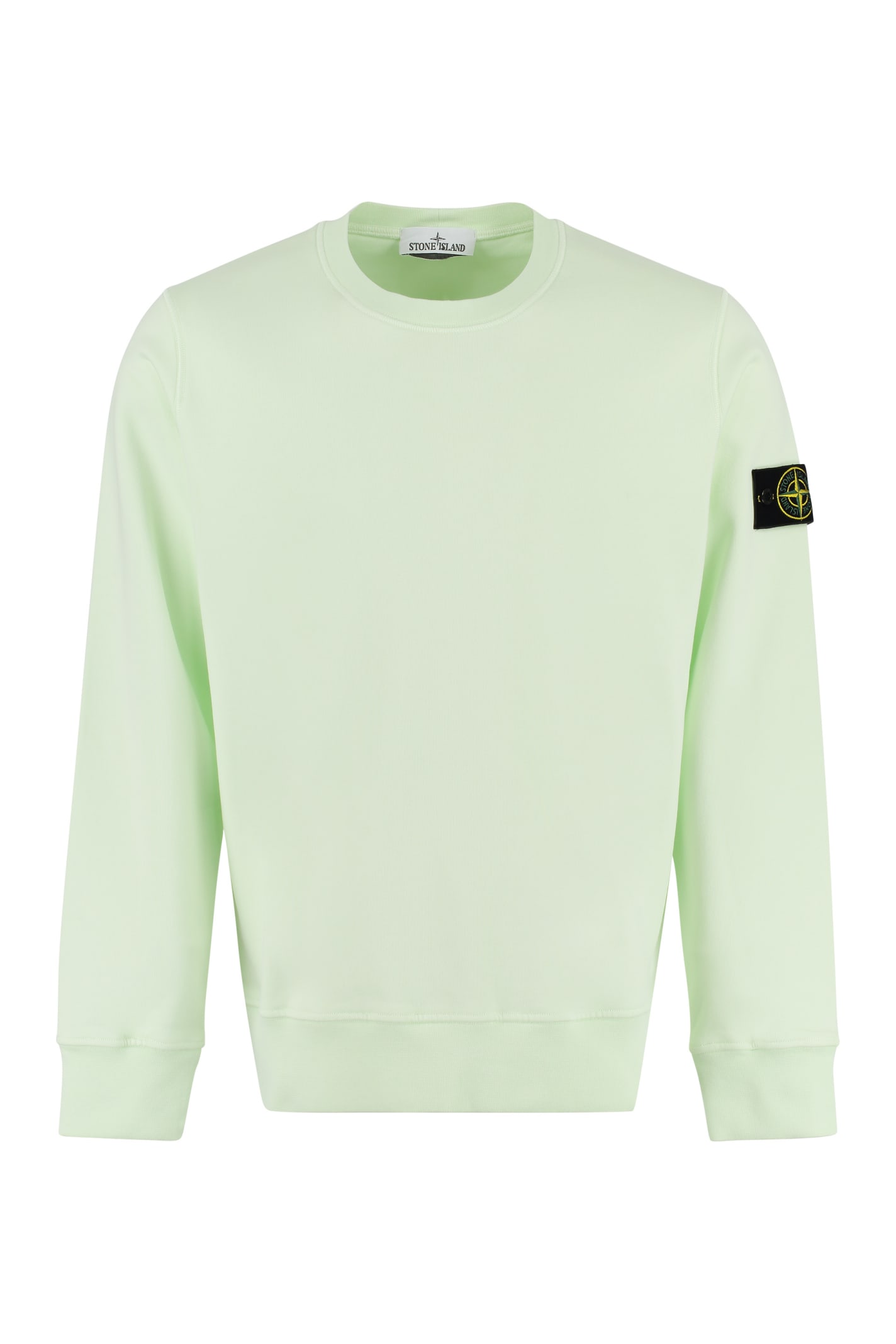 STONE ISLAND COTTON CREW-NECK SWEATSHIRT