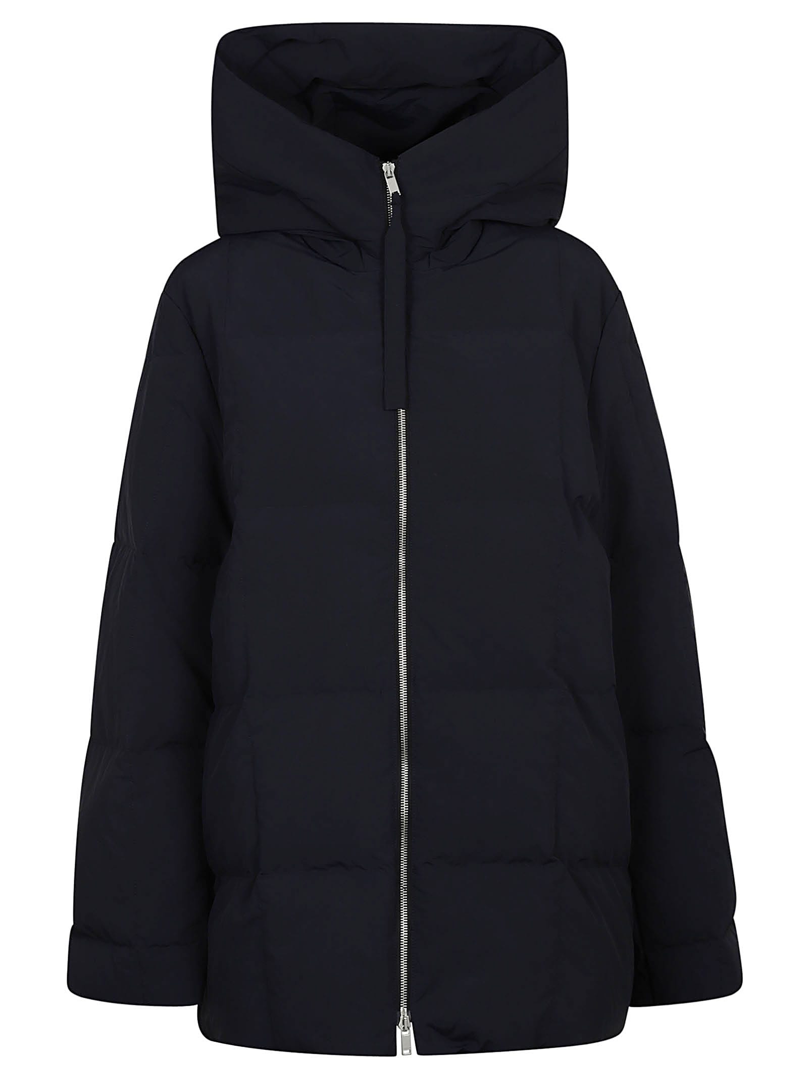 Jil Sander Mid-length Hooded Padded Jacket