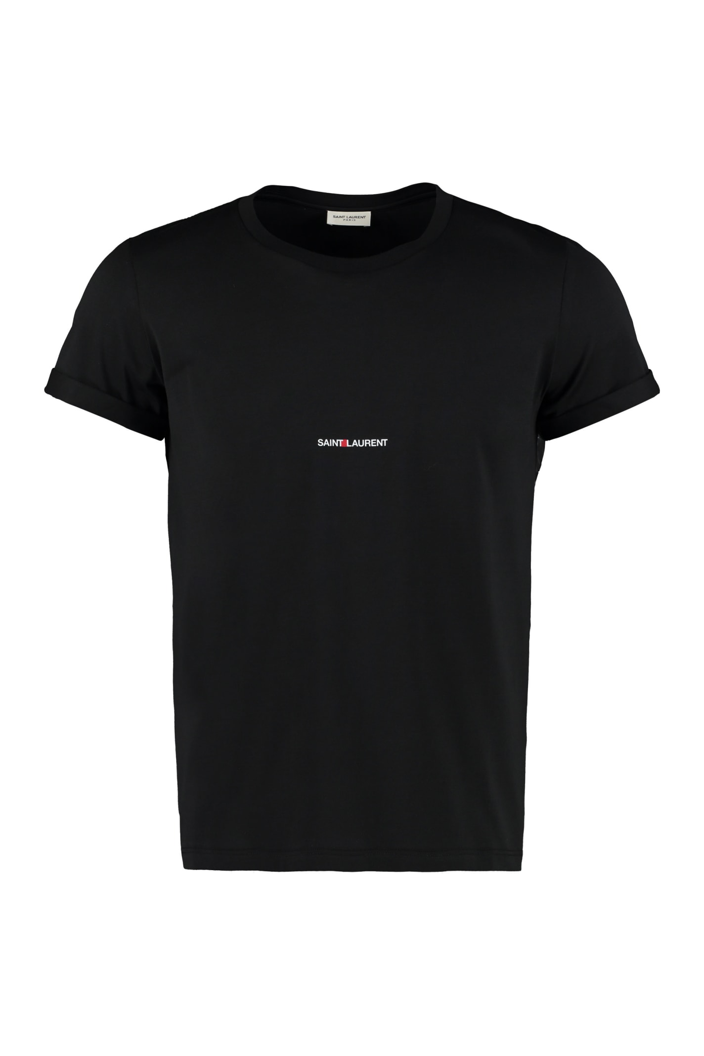 Saint Laurent Cotton T-shirt With Logo