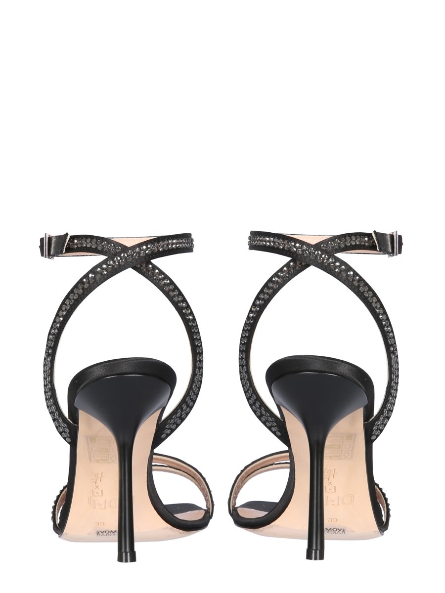 Shop Liu •jo Camelia Sandals In Black