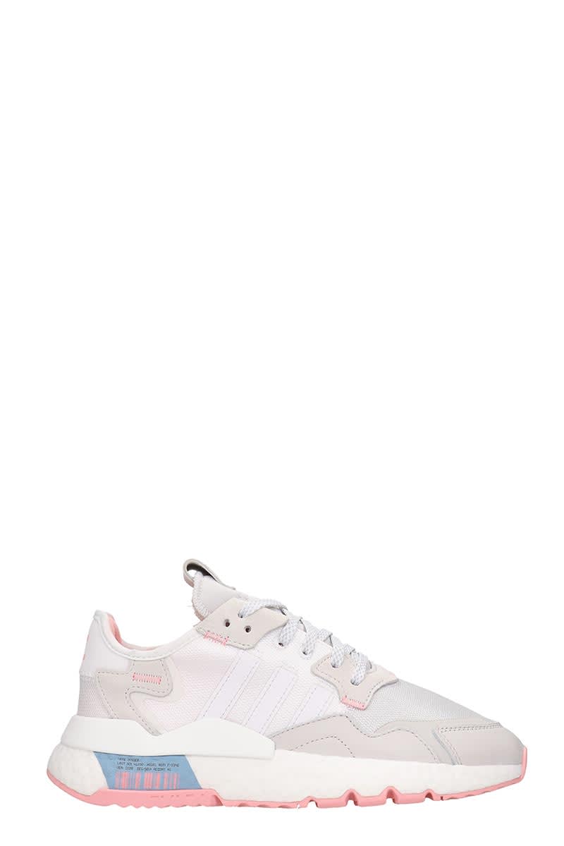 ADIDAS ORIGINALS NITE JOGGER W SNEAKERS IN WHITE TECH/SYNTHETIC,11245058