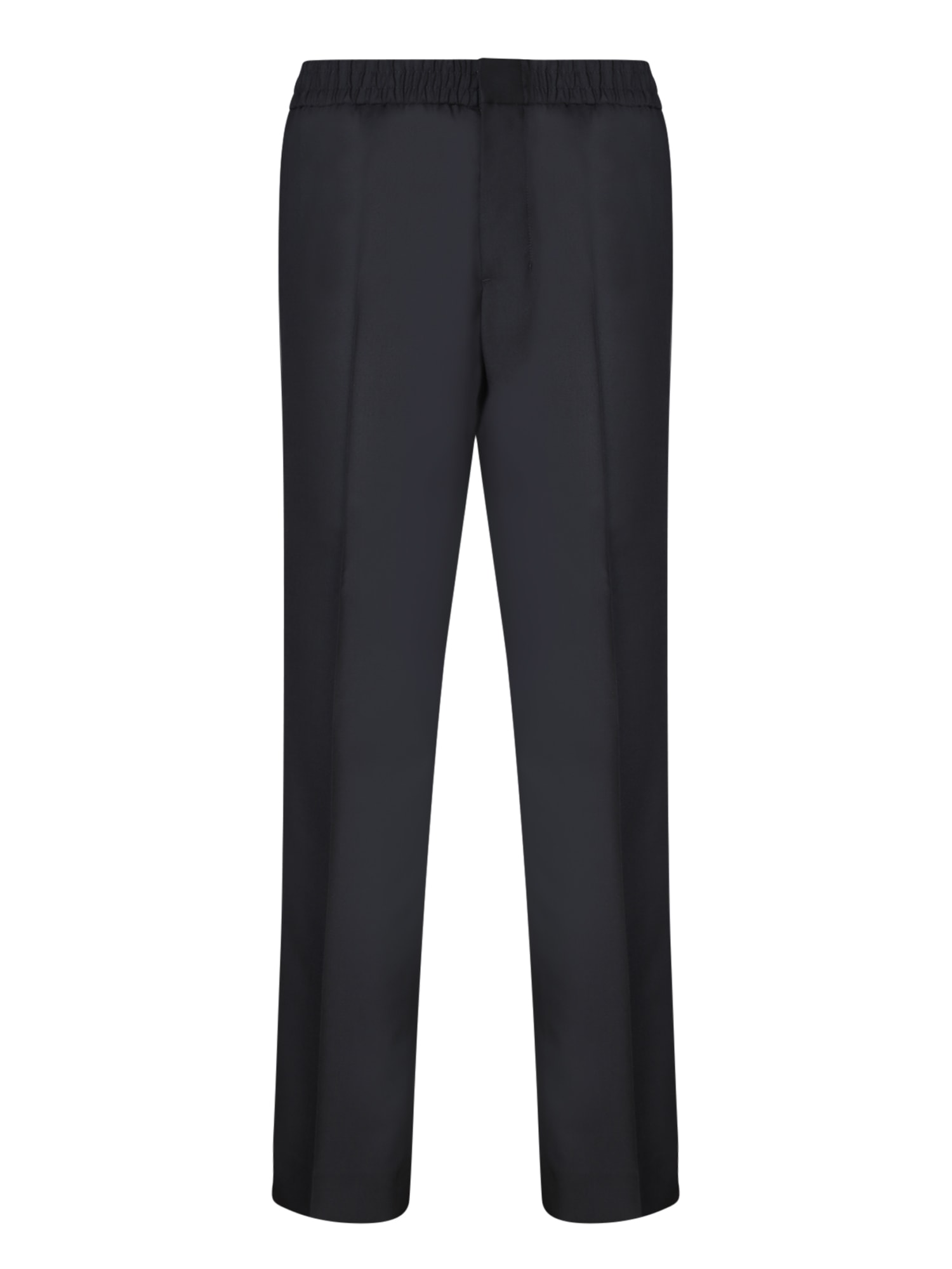 Shop Ami Alexandre Mattiussi Black Elastic Waist Pants