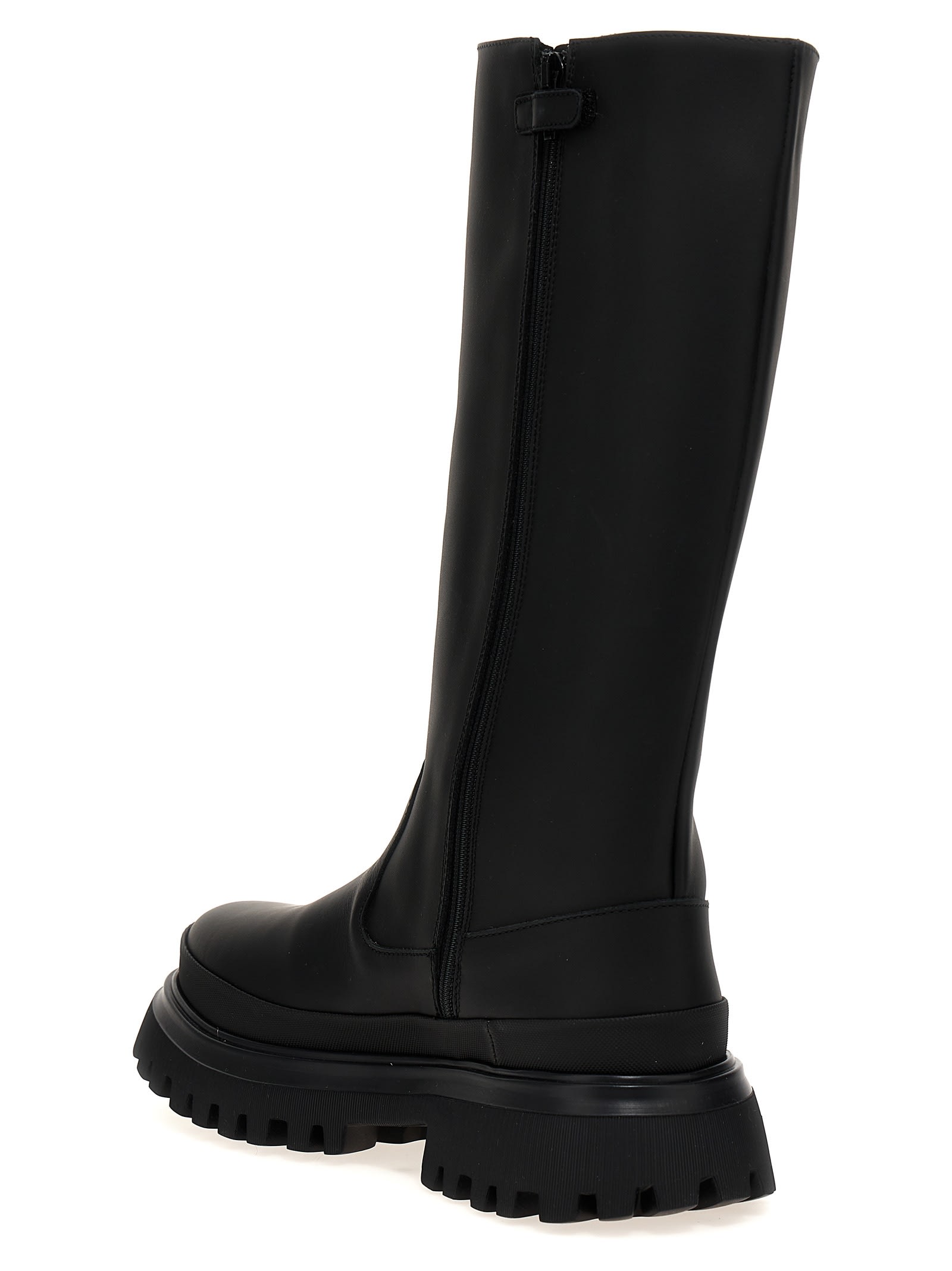 Shop Dolce & Gabbana High Trekking Boots In Black