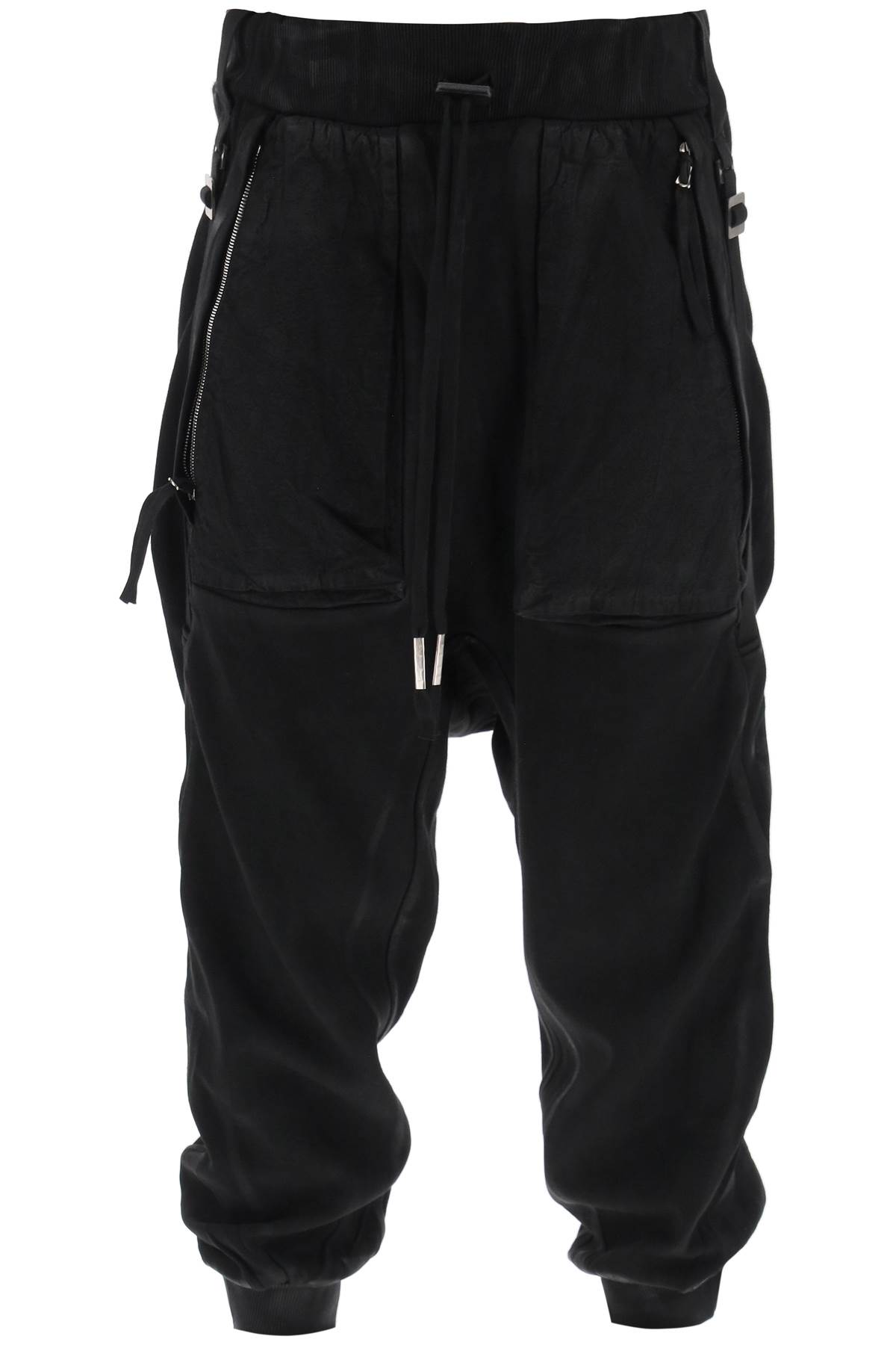 BORIS BIDJAN SABERI LOW-CROTCH JOGGERS