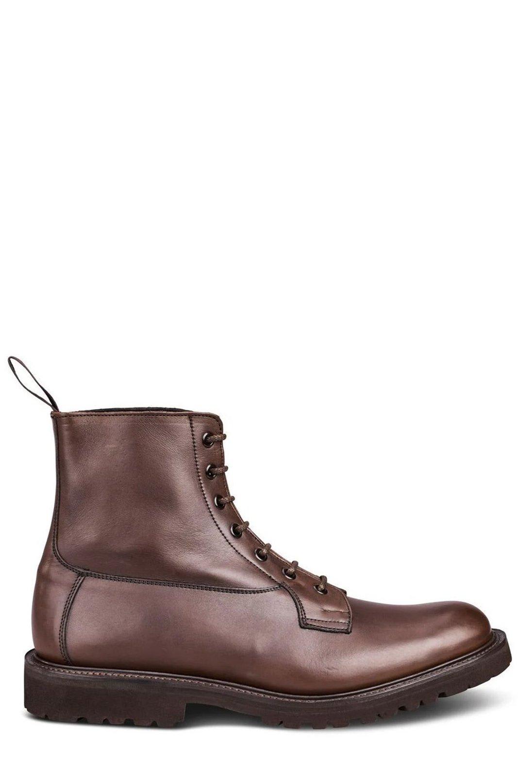 Shop Tricker's Lace-up Boots Boots In Espresso