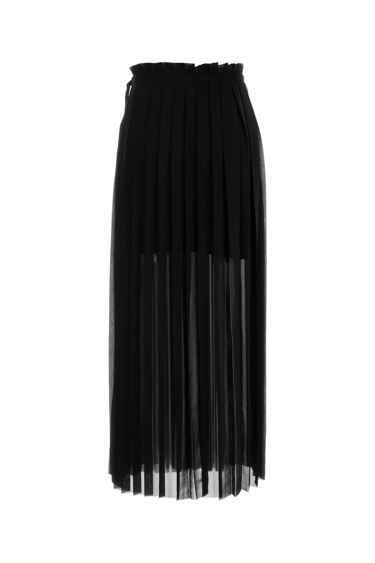 Ami Alexandre Mattiussi Ami Paris Black Polyester Skirt In Black