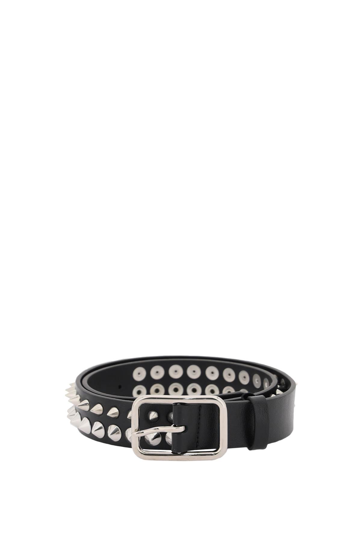 Leather Belt With Spikes