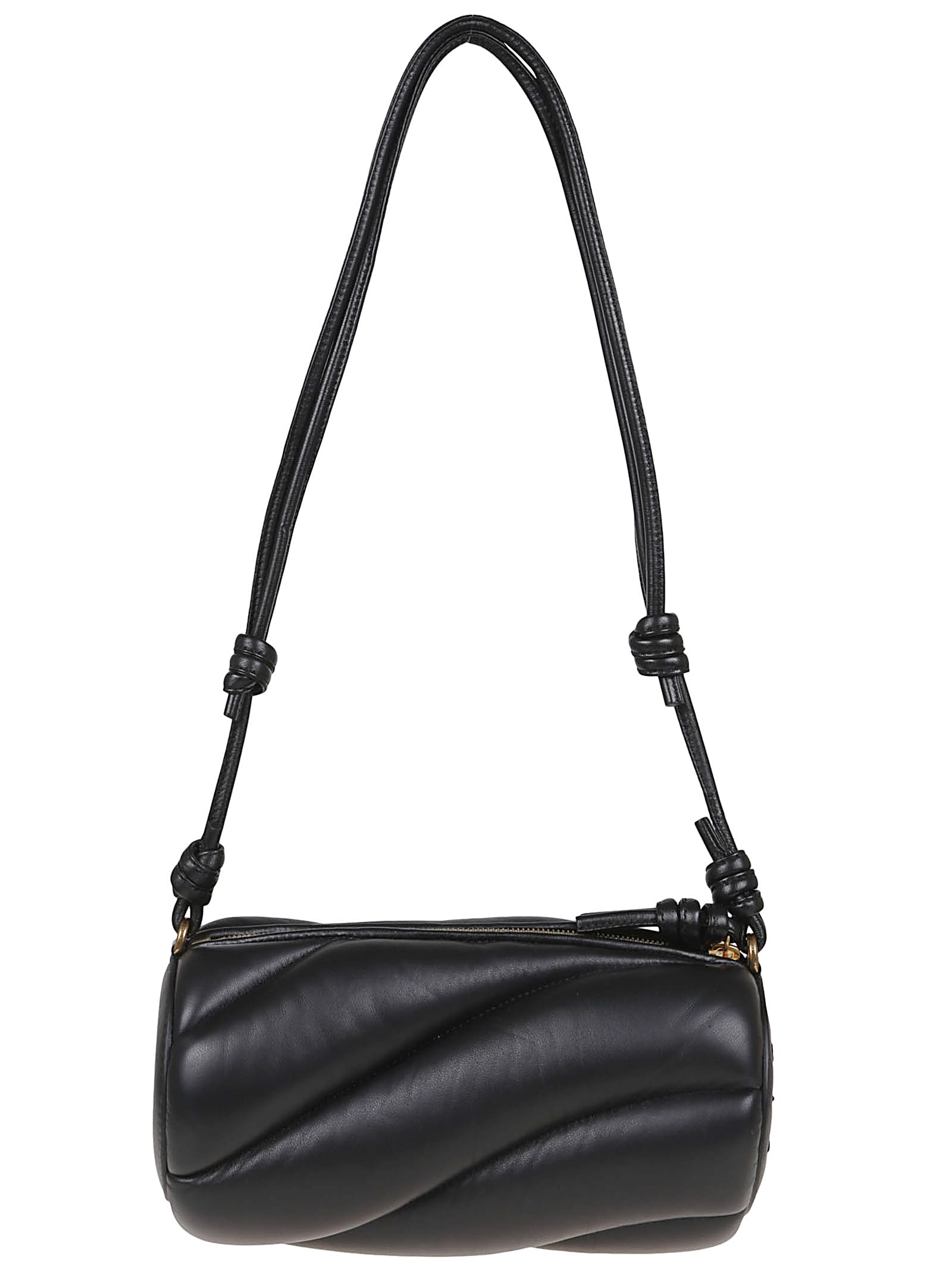 Fiorucci Black Leather Mella Bag In Black