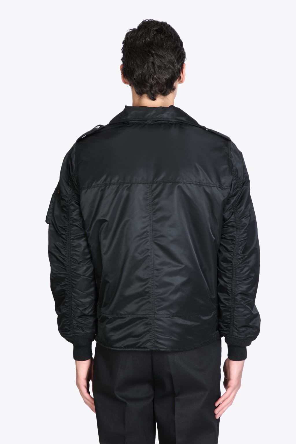 JJXX cropped nylon bomber jacket in black | ASOS