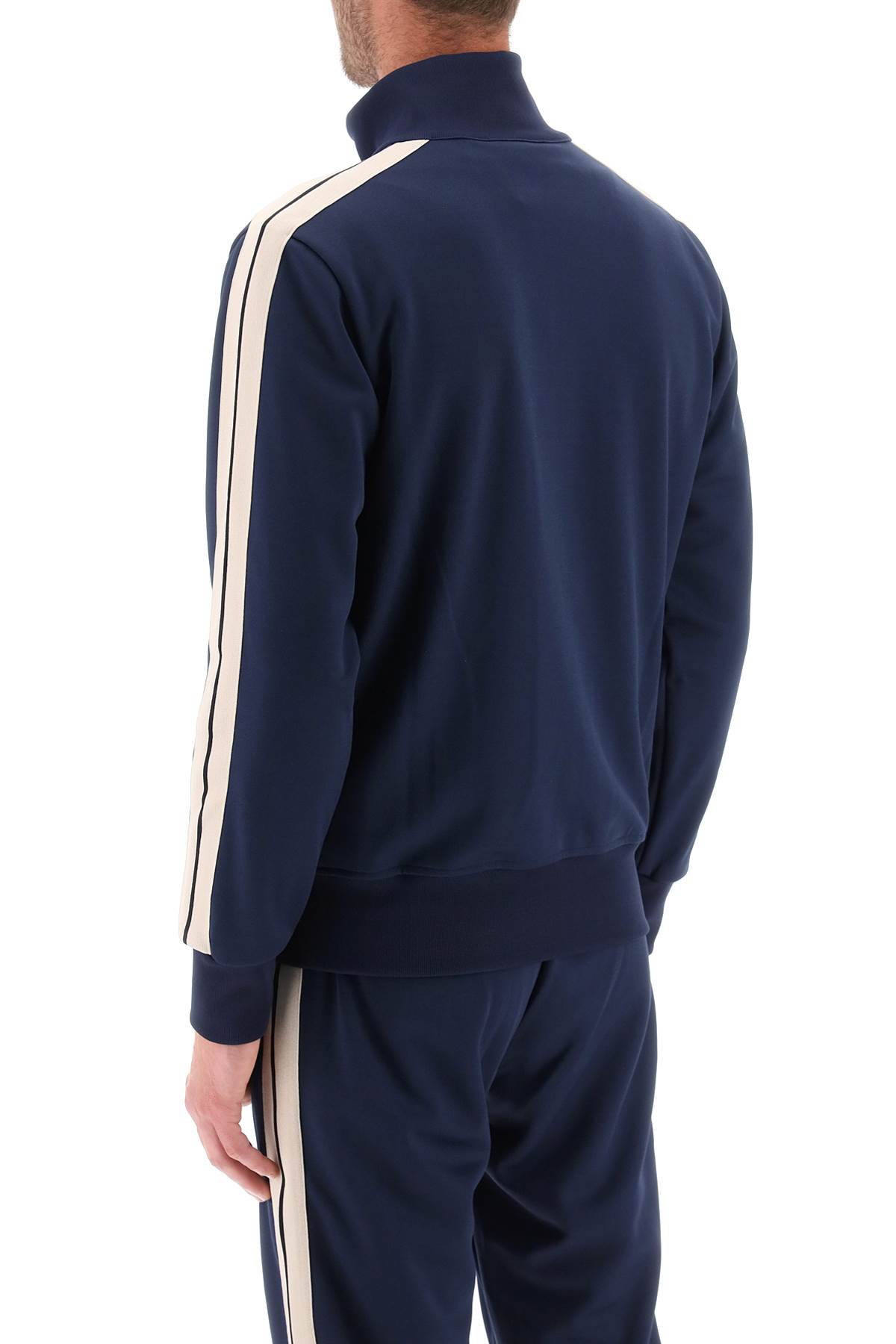 Shop Palm Angels Pa Monogram Track Jacket In Navy