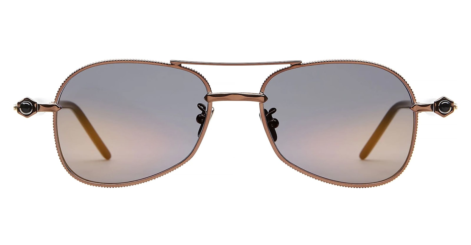Kuboraum Mask P75 Bzb - Bronze Sunglasses In Gold