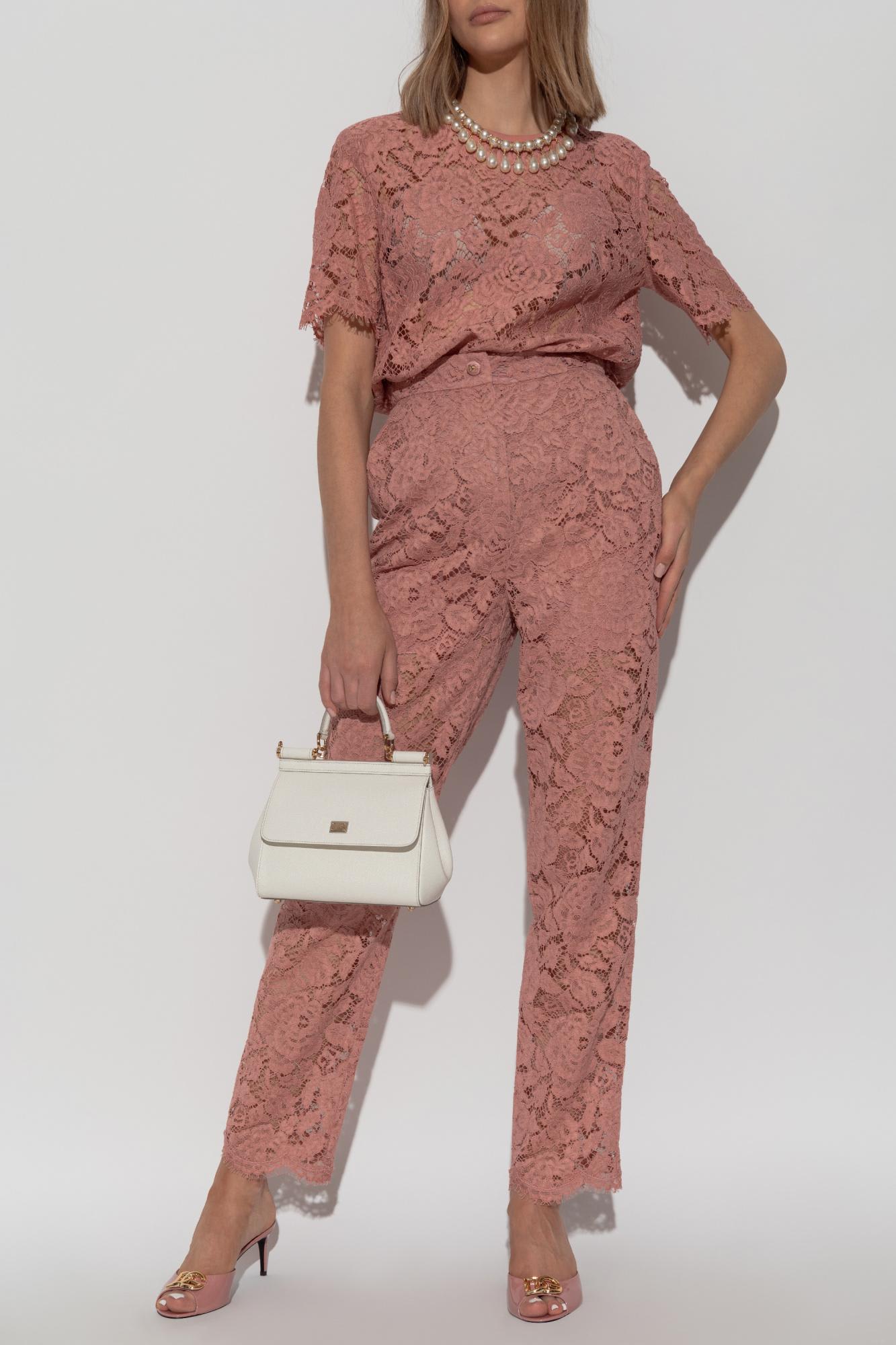 Dolce & Gabbana Pants In Pink