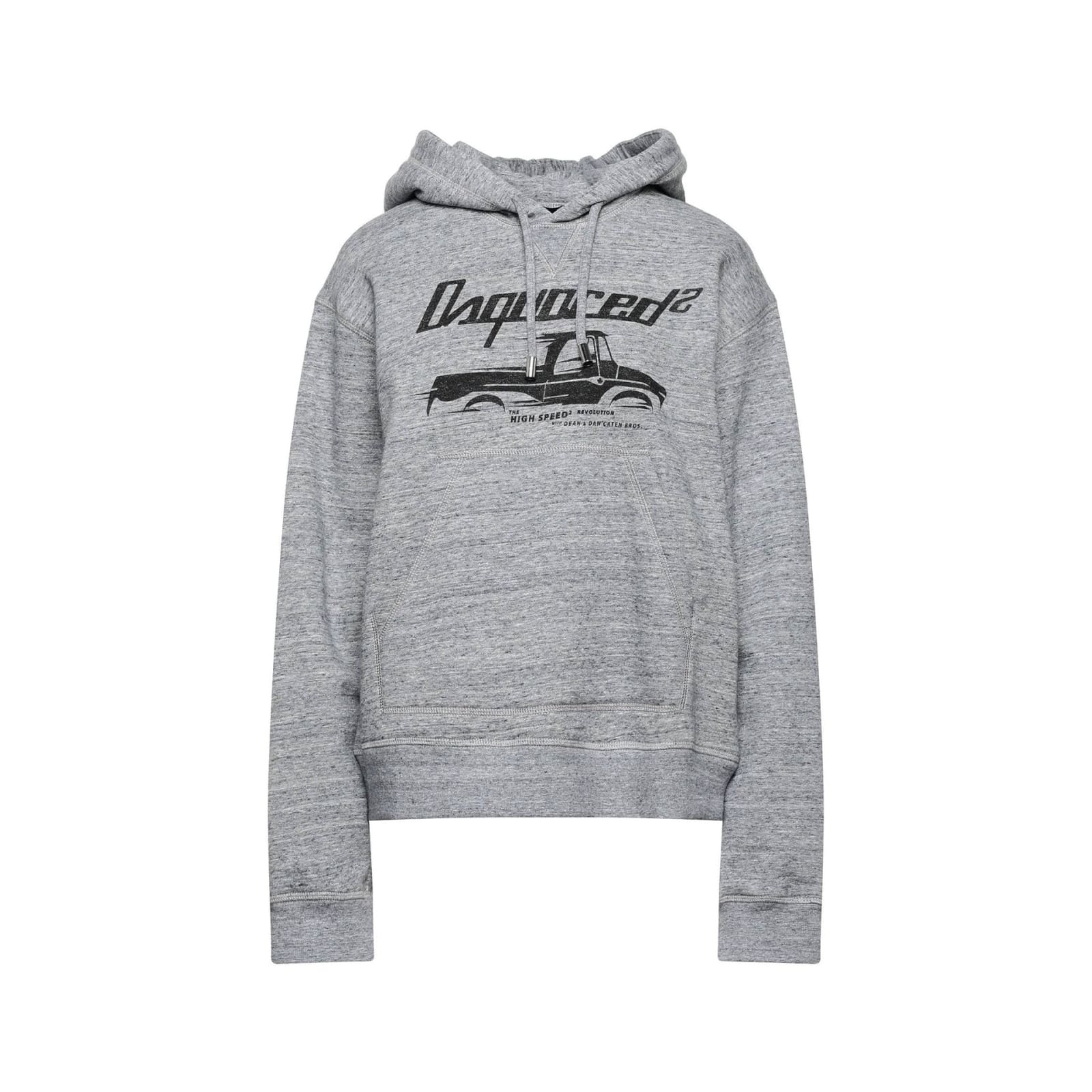 Shop Dsquared2 Hooded Sweatshirt In Gray