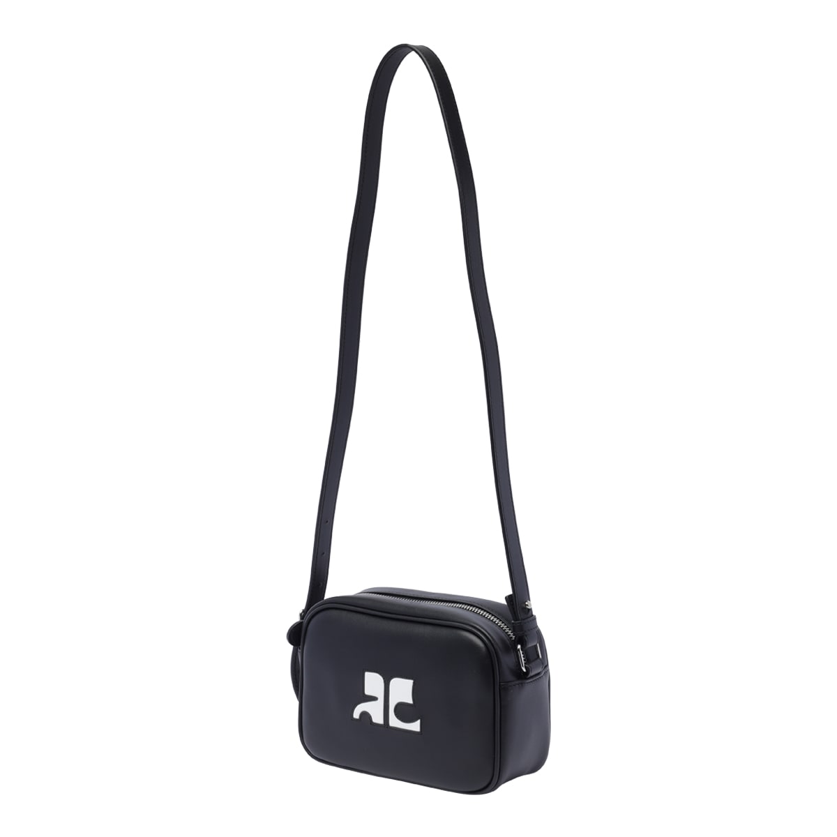 Shop Courrèges Reedition Camera Bag In Black