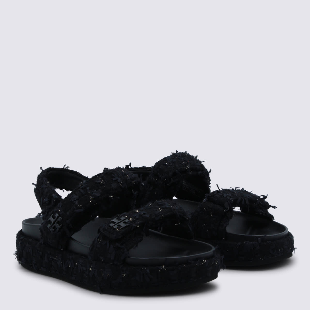 Tory Burch Dark Navy Sandals In Black