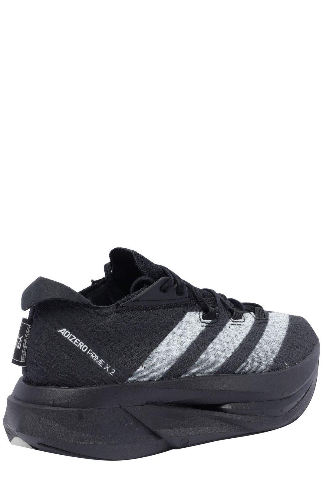 Shop Y-3 3-stripe Faded Printed Sneakers In Black