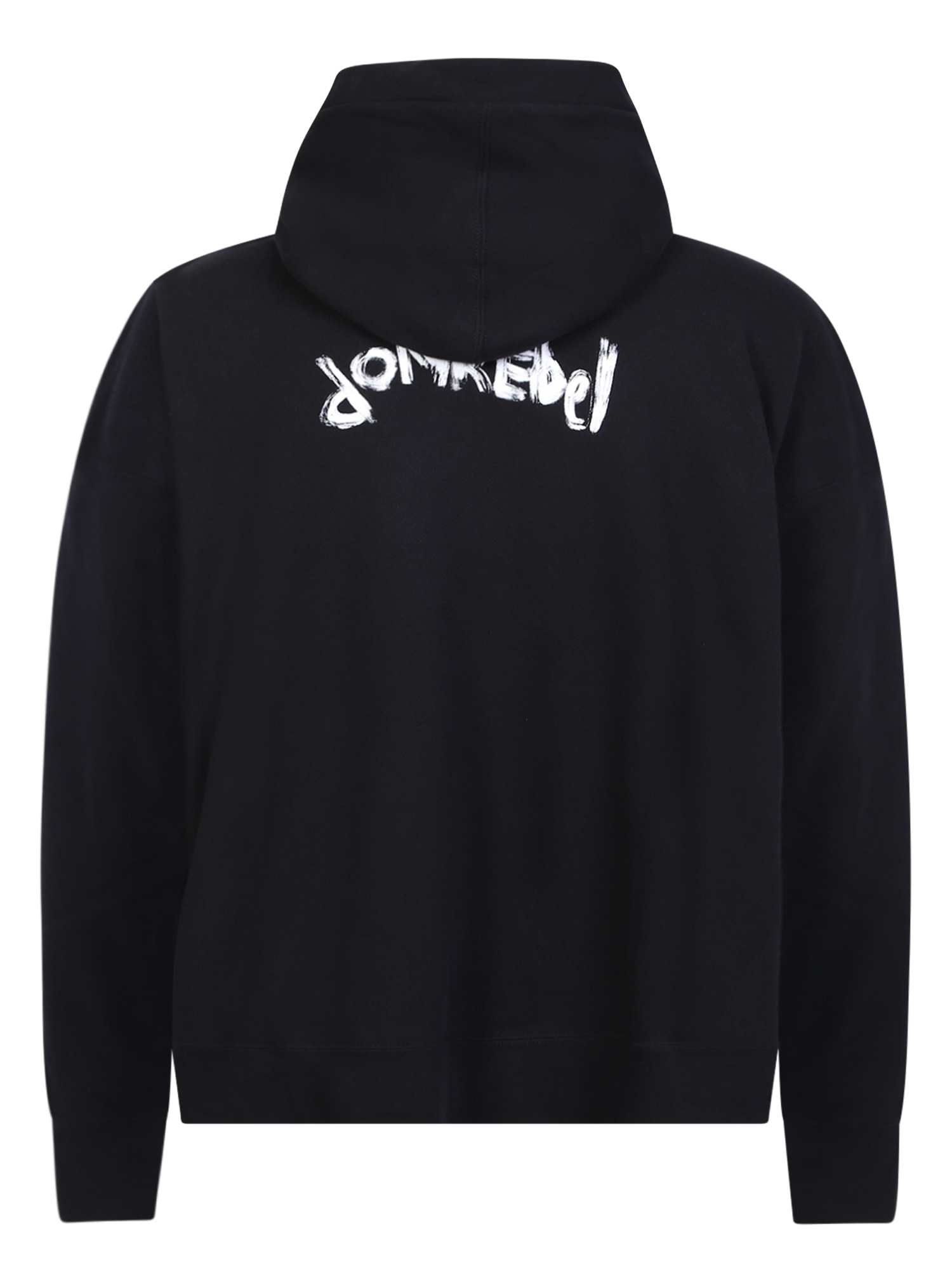Shop Domrebel Moody Black Hoodie Sweatshirt
