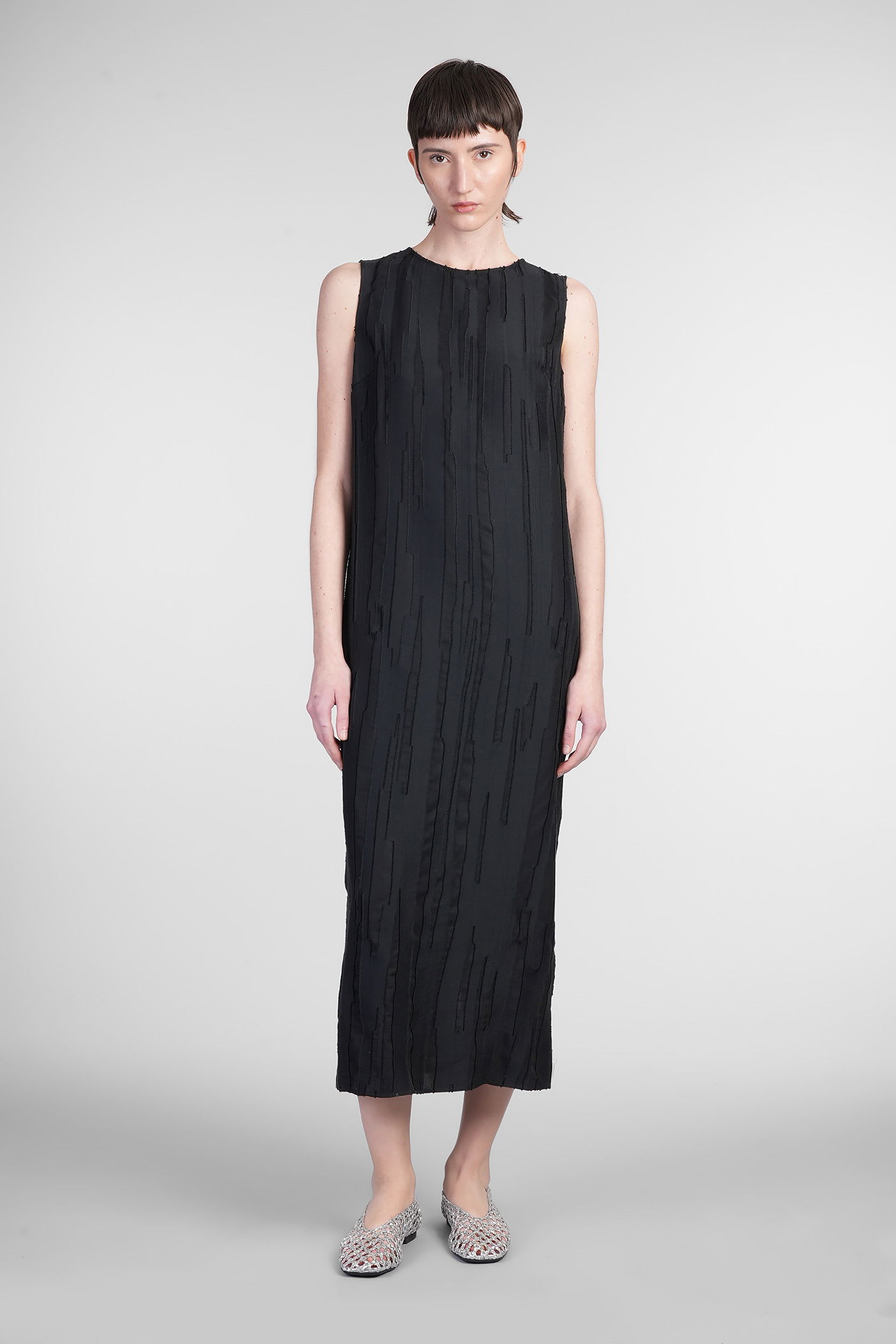 Loulou Studio Minga In Black Silk In Black