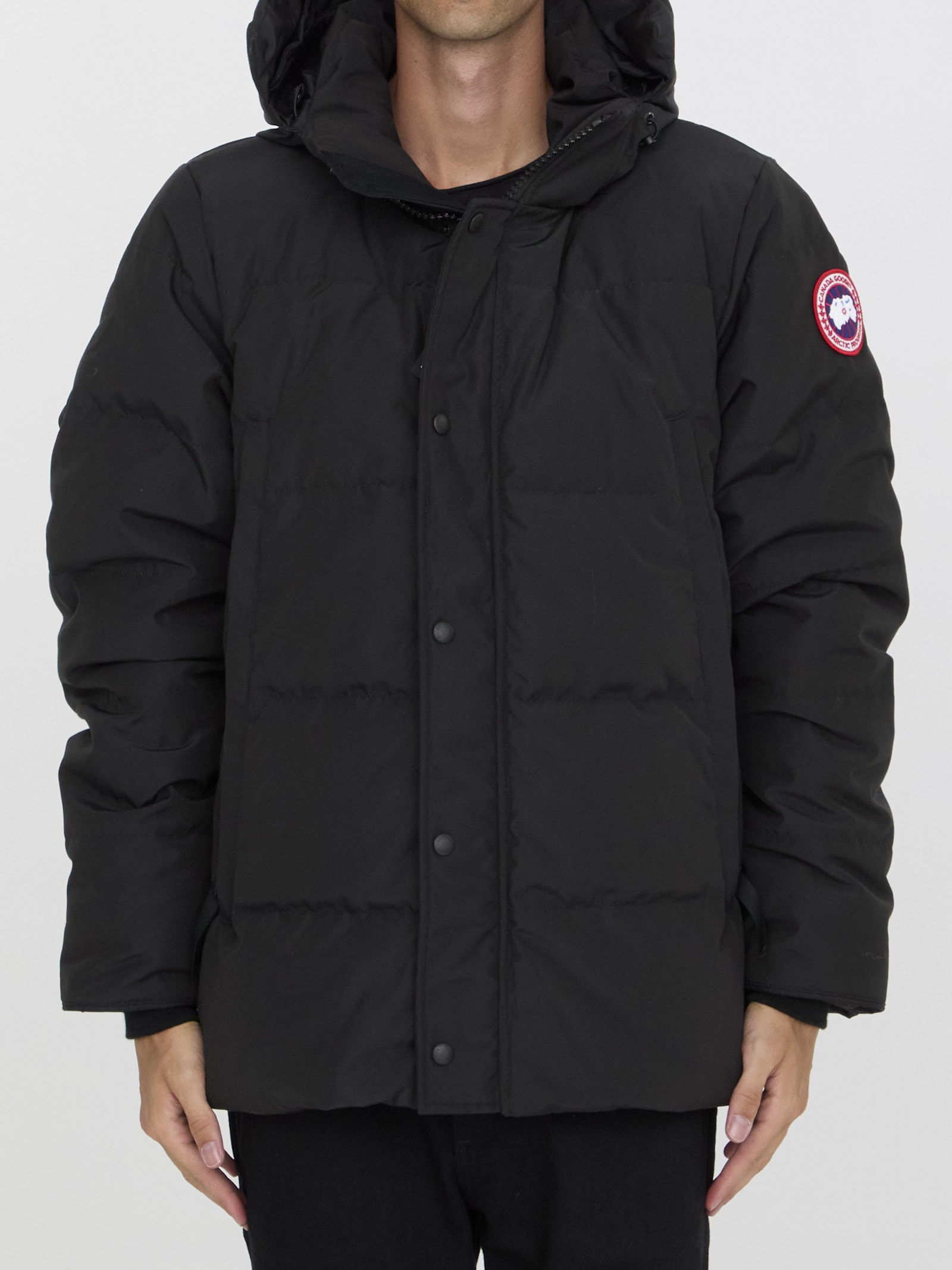 Shop Canada Goose Wyndham Parka In Black