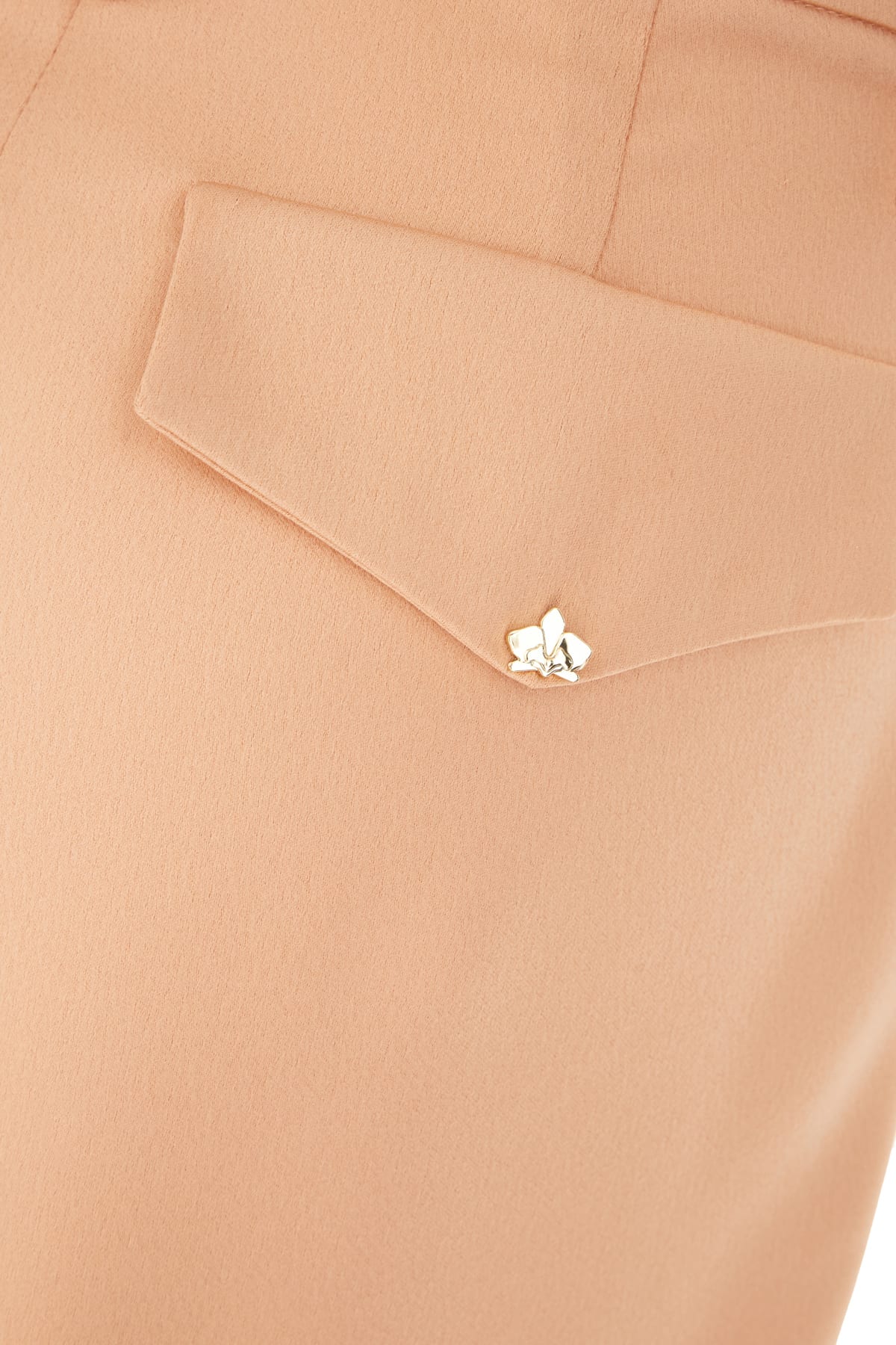 GENNY PEACH SATIN PANTS 