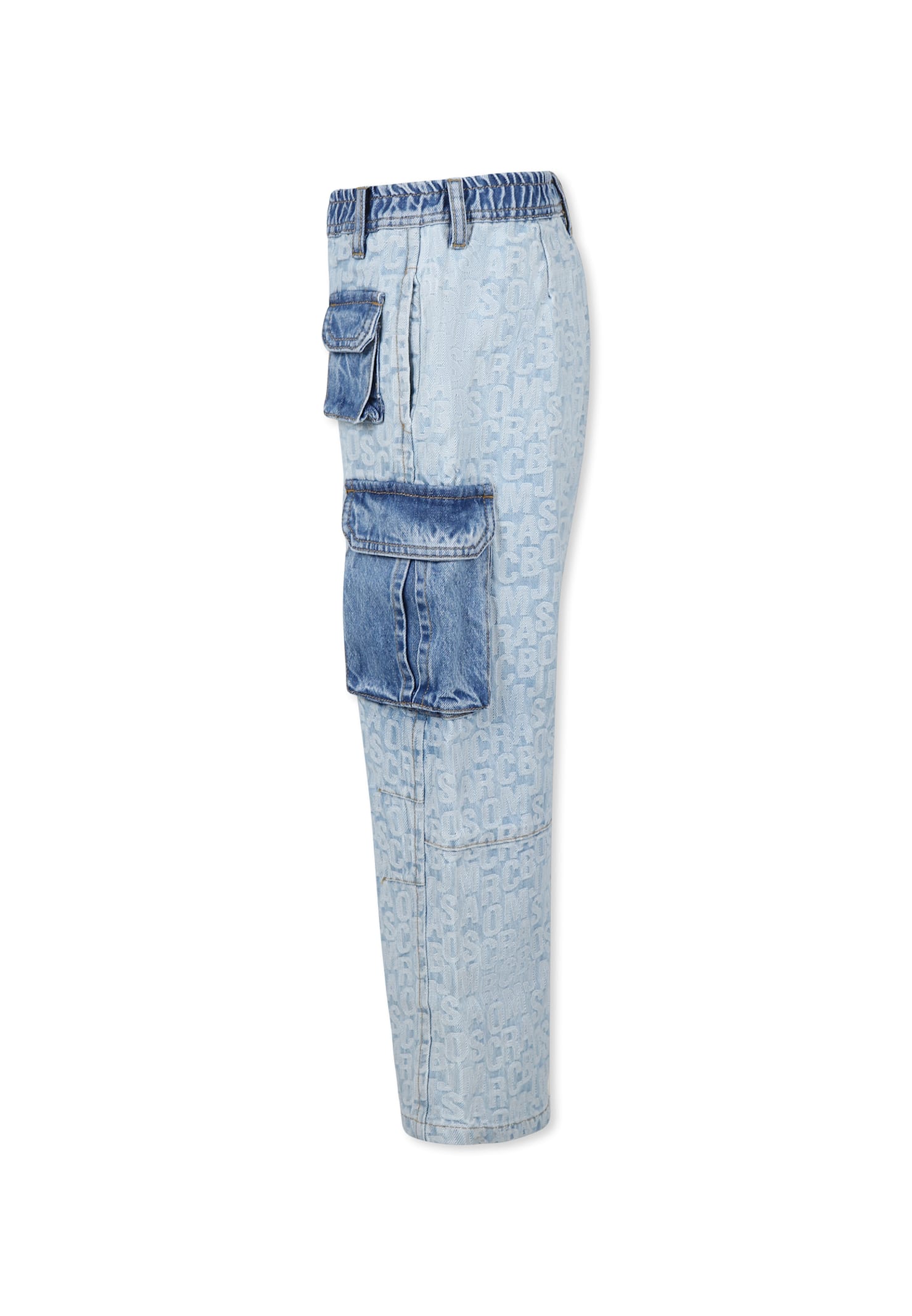Marc Jacobs Denim Jeans For Boy With Logo In Denim