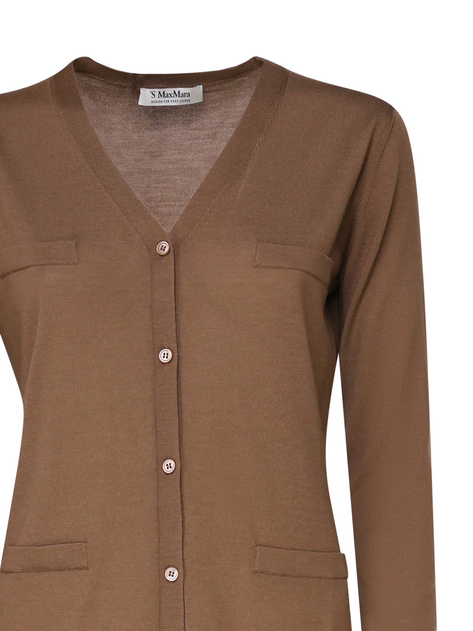 Shop 's Max Mara Cardigan Kenya In Camel