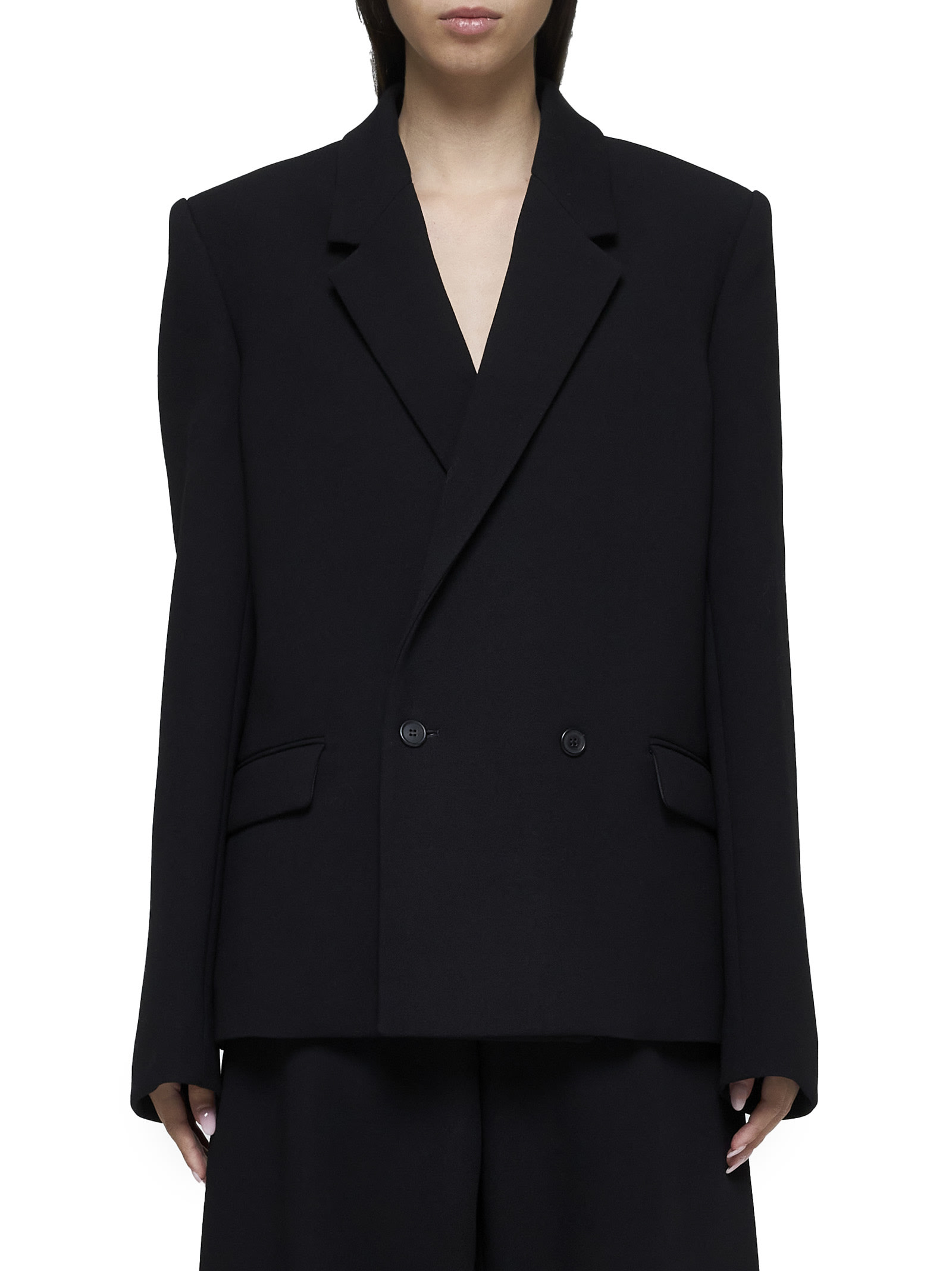 Shop Wardrobe.nyc Blazer In Black