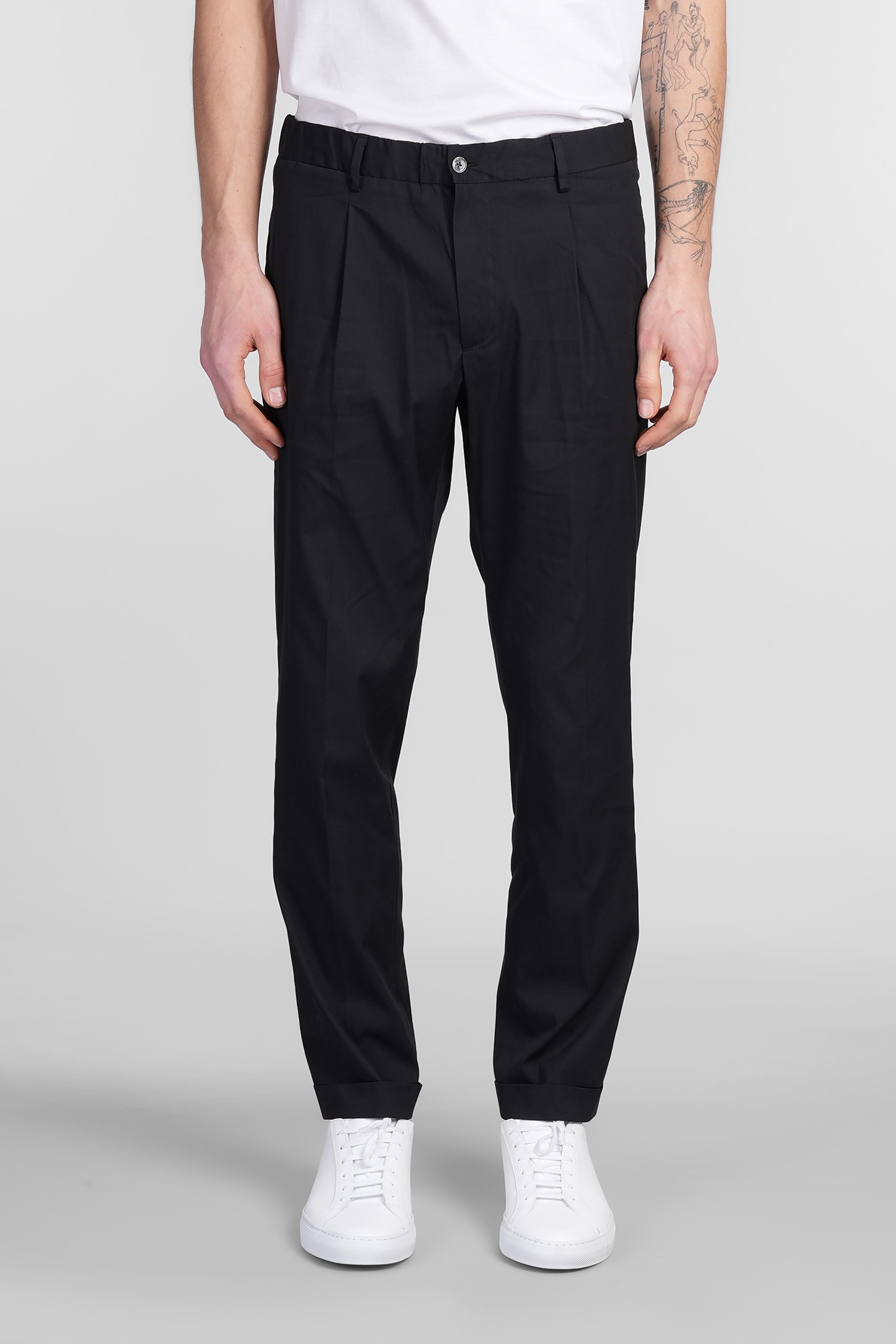 Isolas Pants In Black Cotton