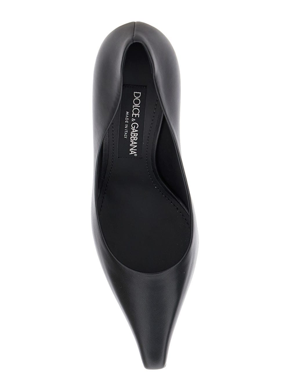 Shop Dolce & Gabbana 95 Heel Décolleté Nappa In Black