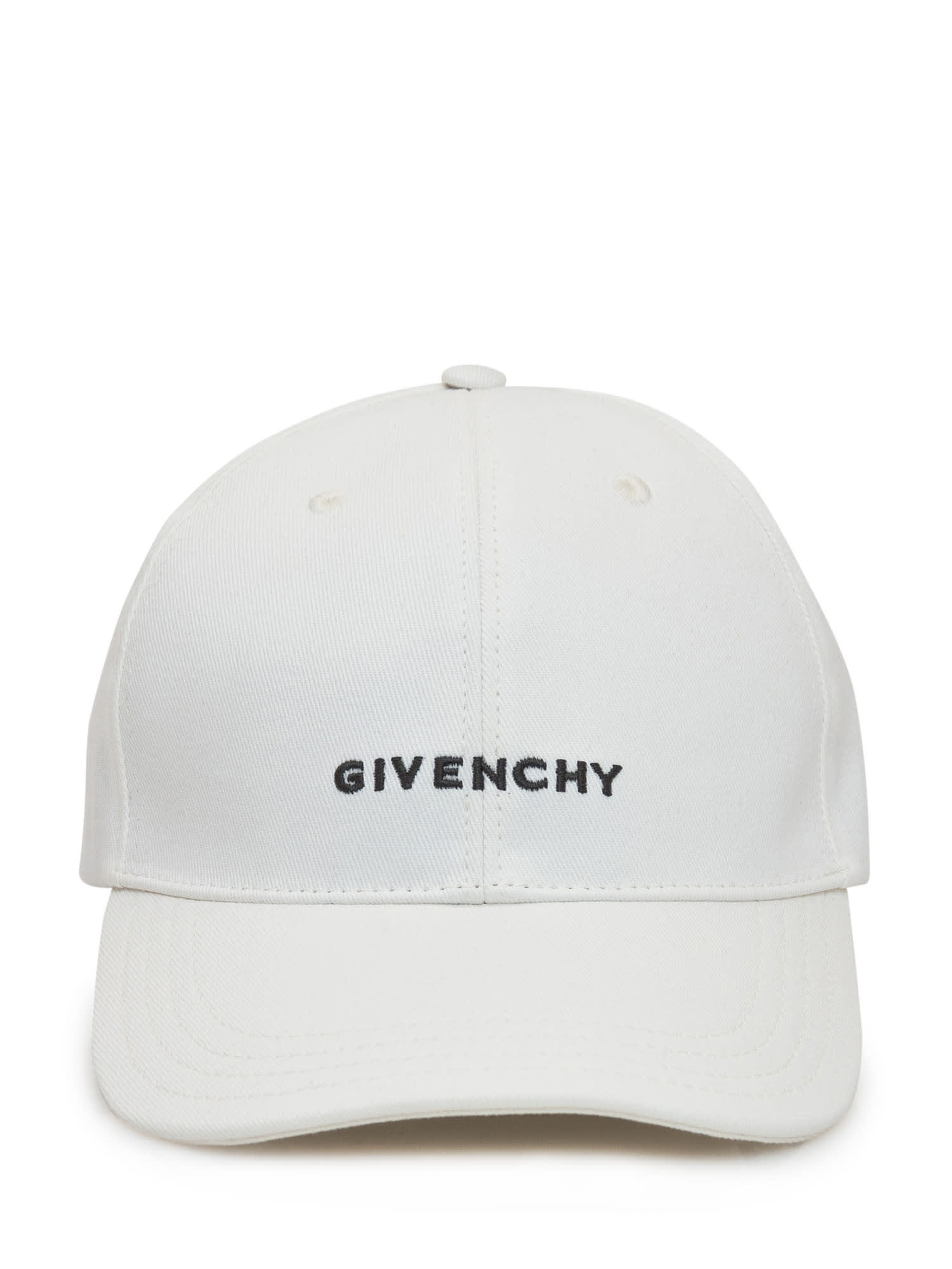 Shop Givenchy Cap With Logo In White