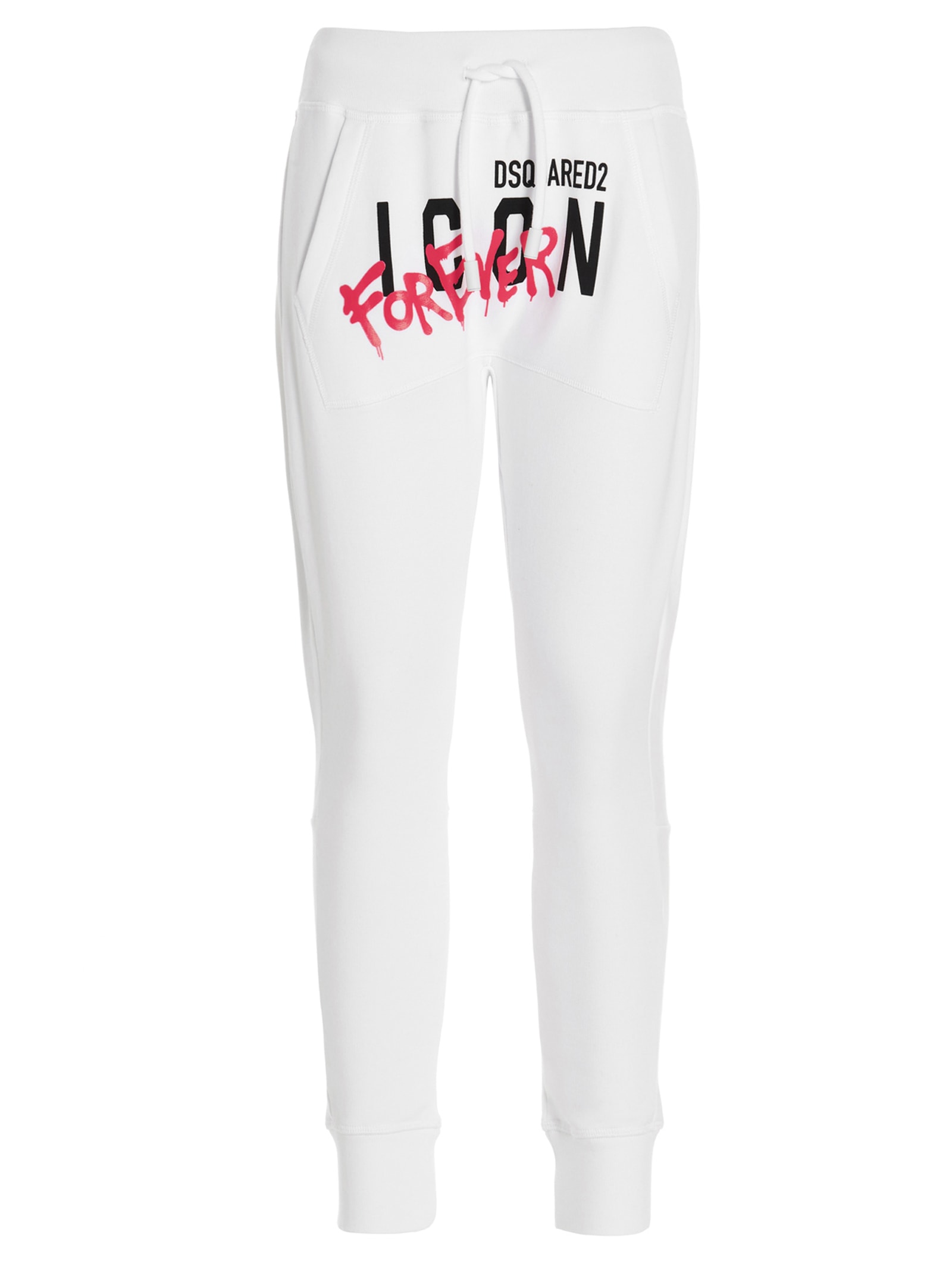 Shop Dsquared2 Icon 4ever Joggers In White