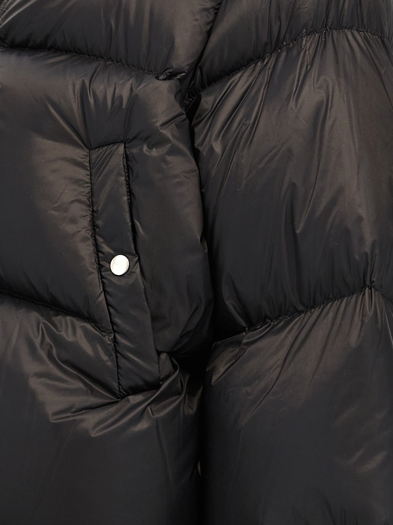 Shop Rick Owens Turtle Down Jacket In Black