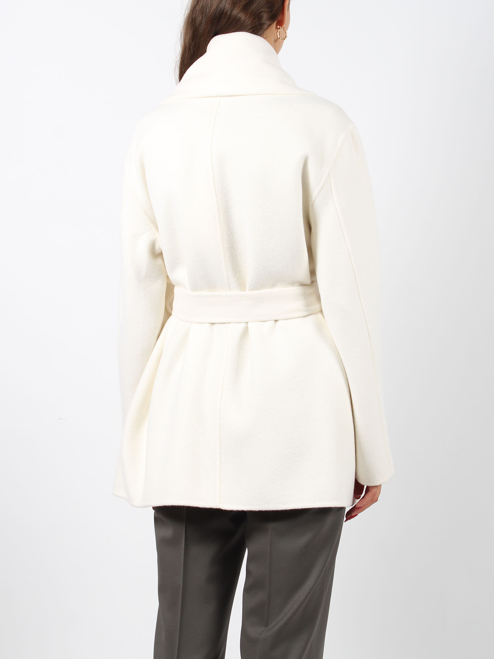 Shop P.a.r.o.s.h Leak Coat In White